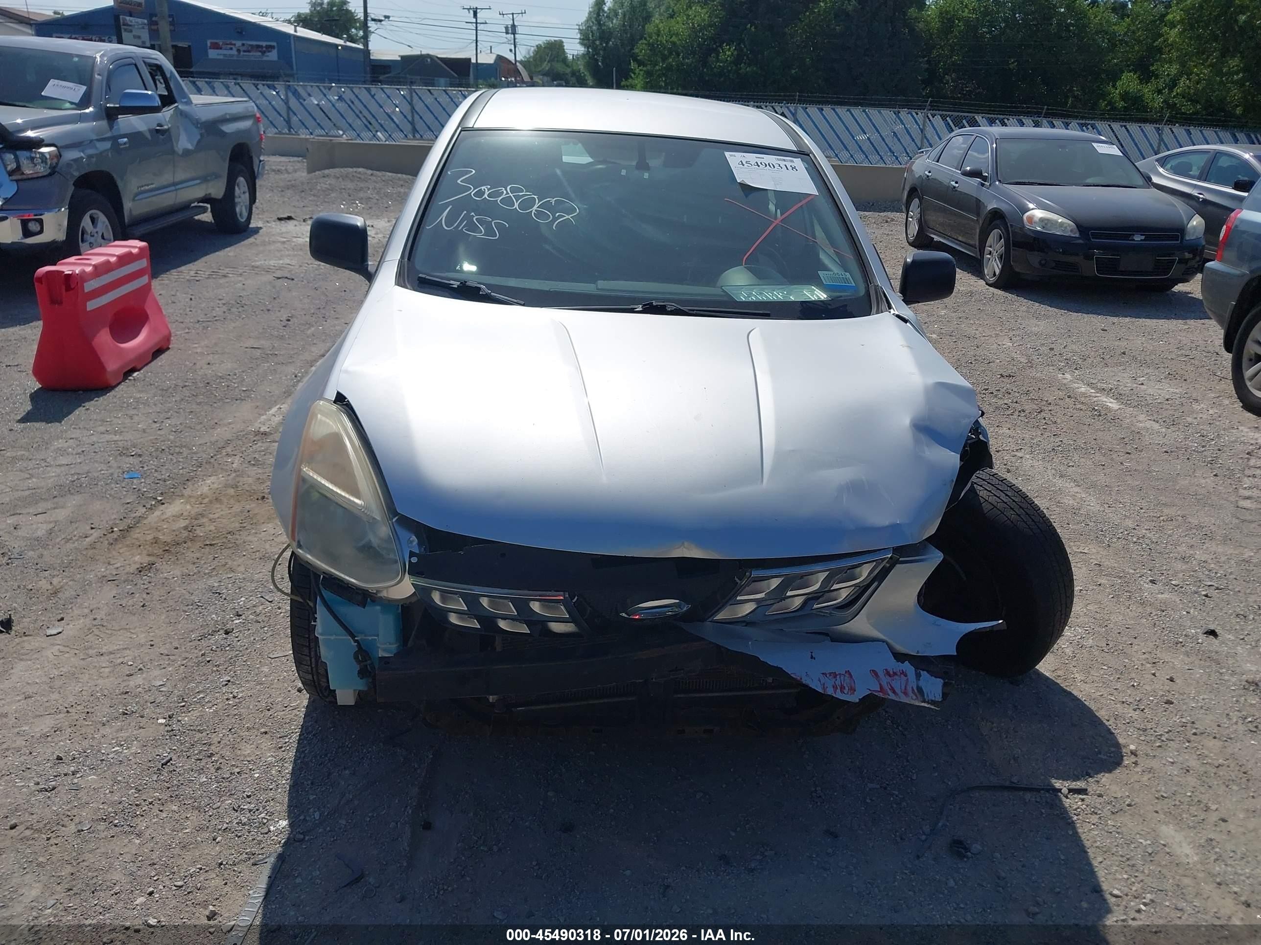 2011 Nissan Rogue S Silver vin: JN8AS5MT0BW173554