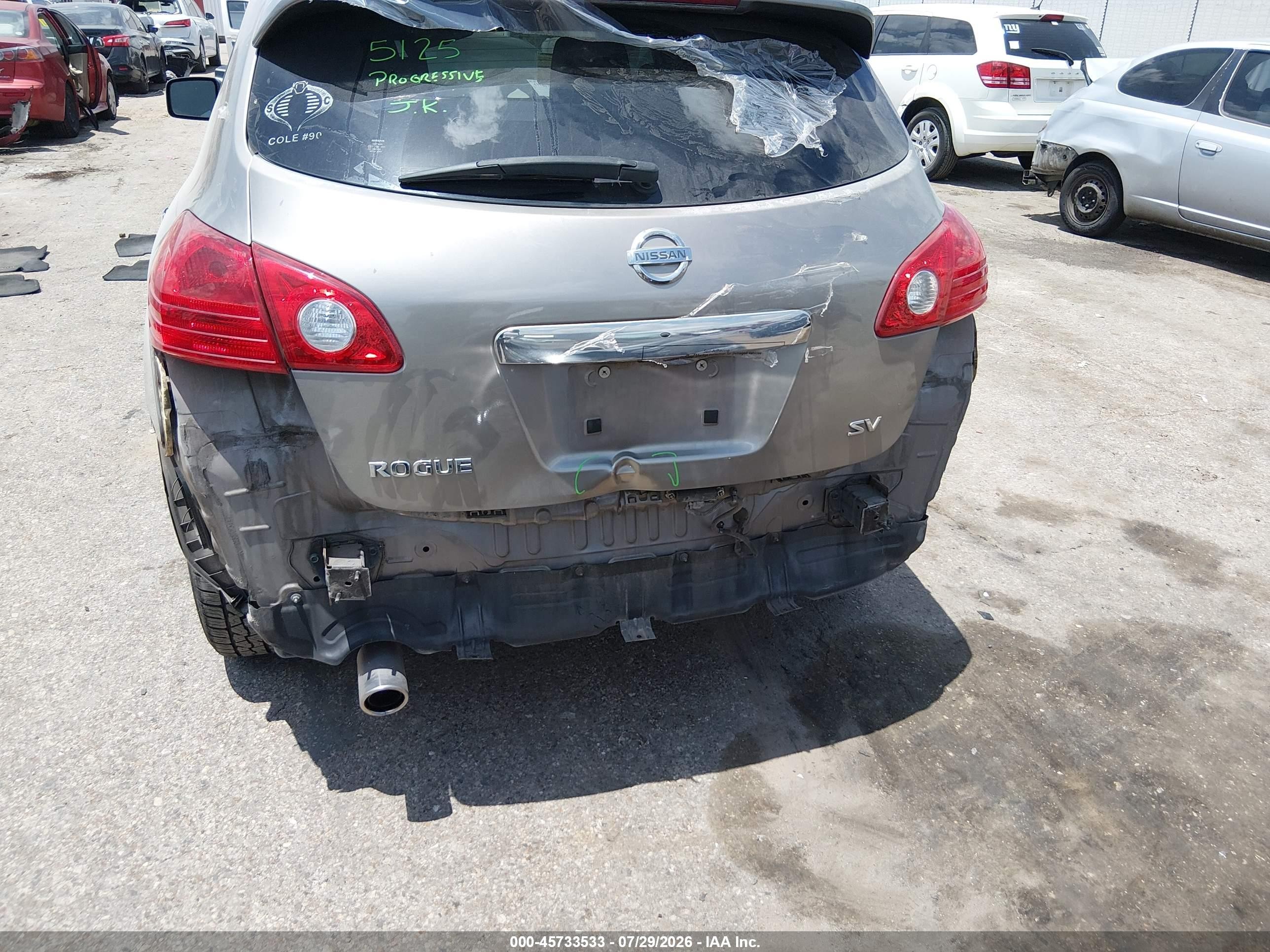 2011 Nissan Rogue Sv Серый vin: JN8AS5MT0BW184537