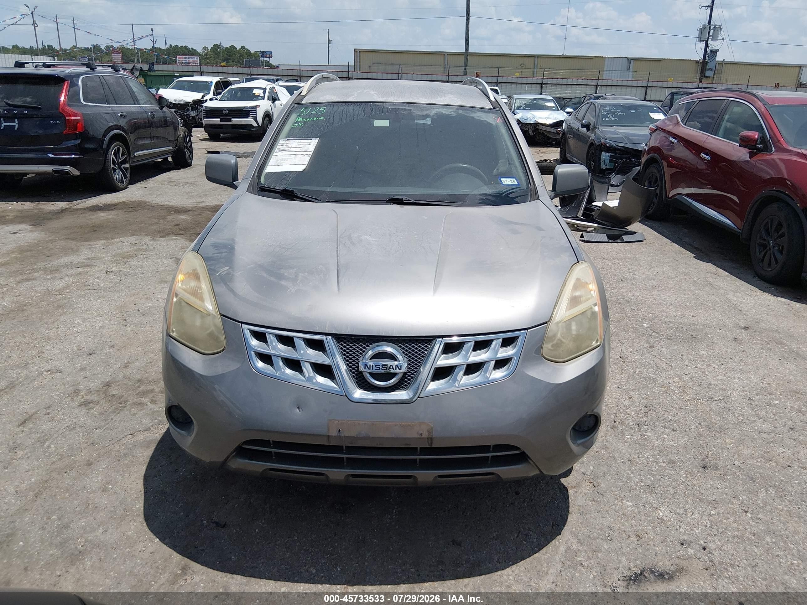 2011 Nissan Rogue Sv Серый vin: JN8AS5MT0BW184537