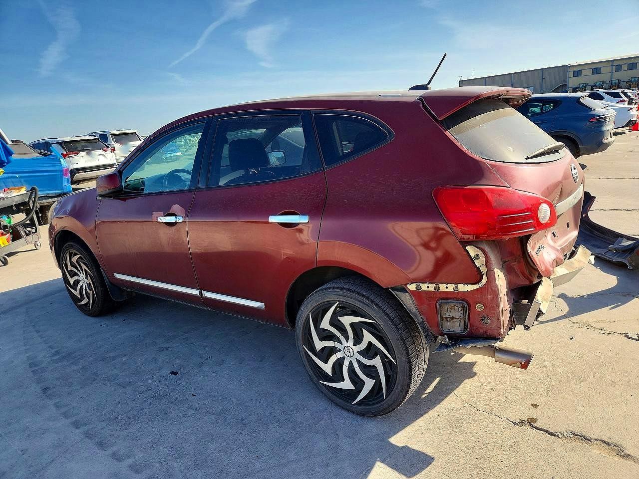 2011 Nissan Rogue S Burgundy vin: JN8AS5MT0BW186997