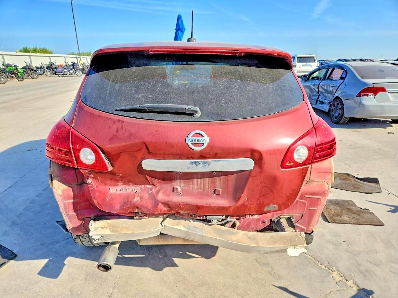 2011 Nissan Rogue S Burgundy vin: JN8AS5MT0BW186997