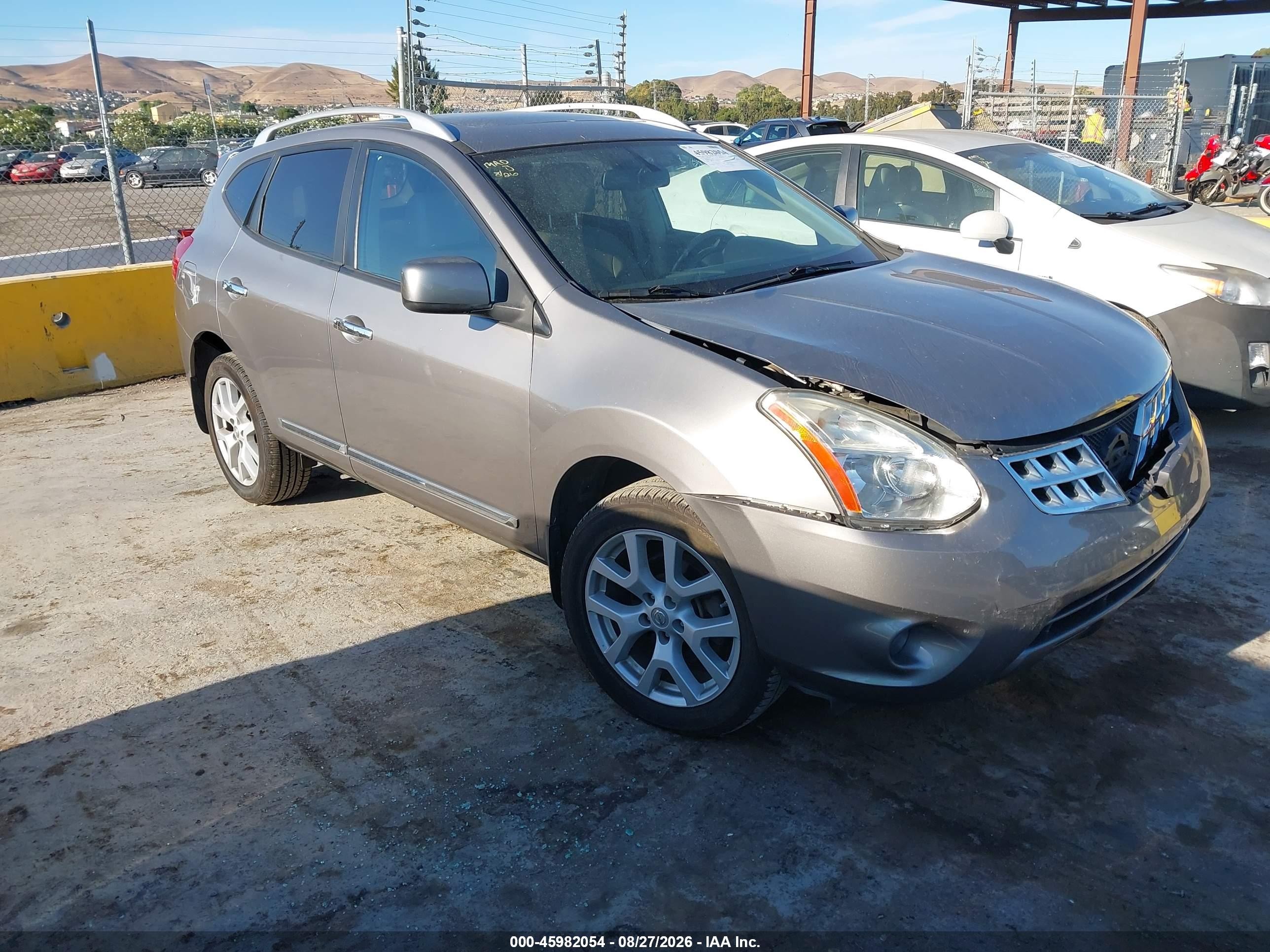 2011 Nissan Rogue Sv Gray vin: JN8AS5MT0BW188524