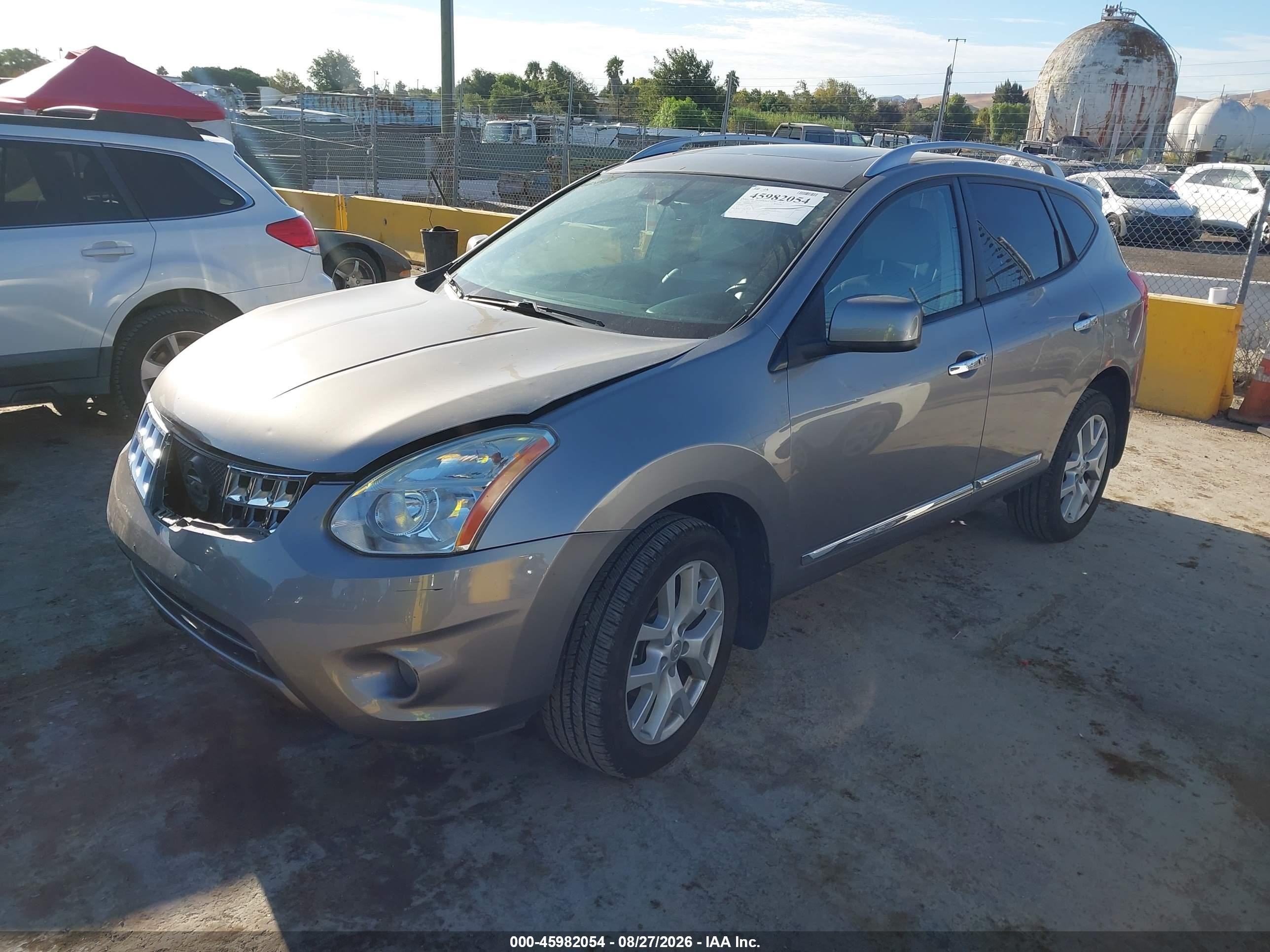 2011 Nissan Rogue Sv Gray vin: JN8AS5MT0BW188524
