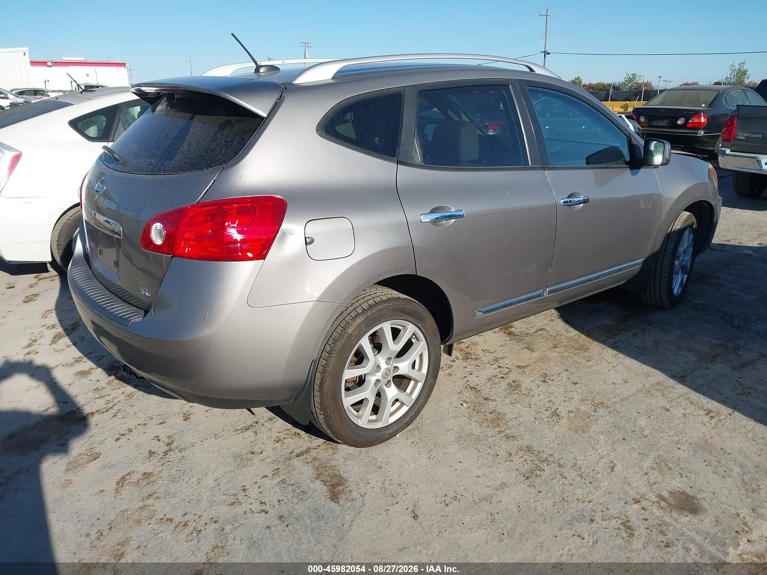 2011 Nissan Rogue Sv Gray vin: JN8AS5MT0BW188524