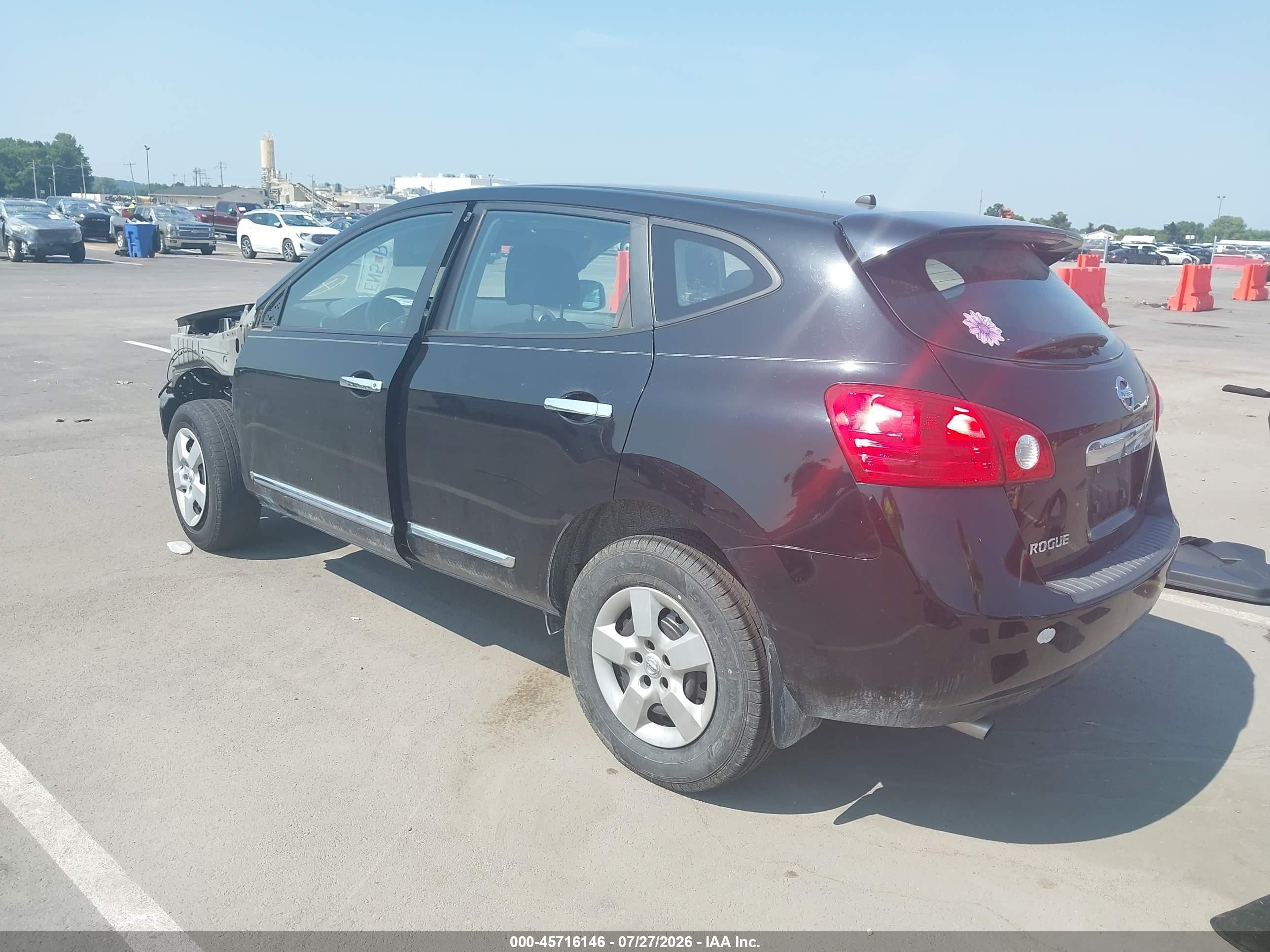 2011 Nissan Rogue S Black vin: JN8AS5MT0BW568754