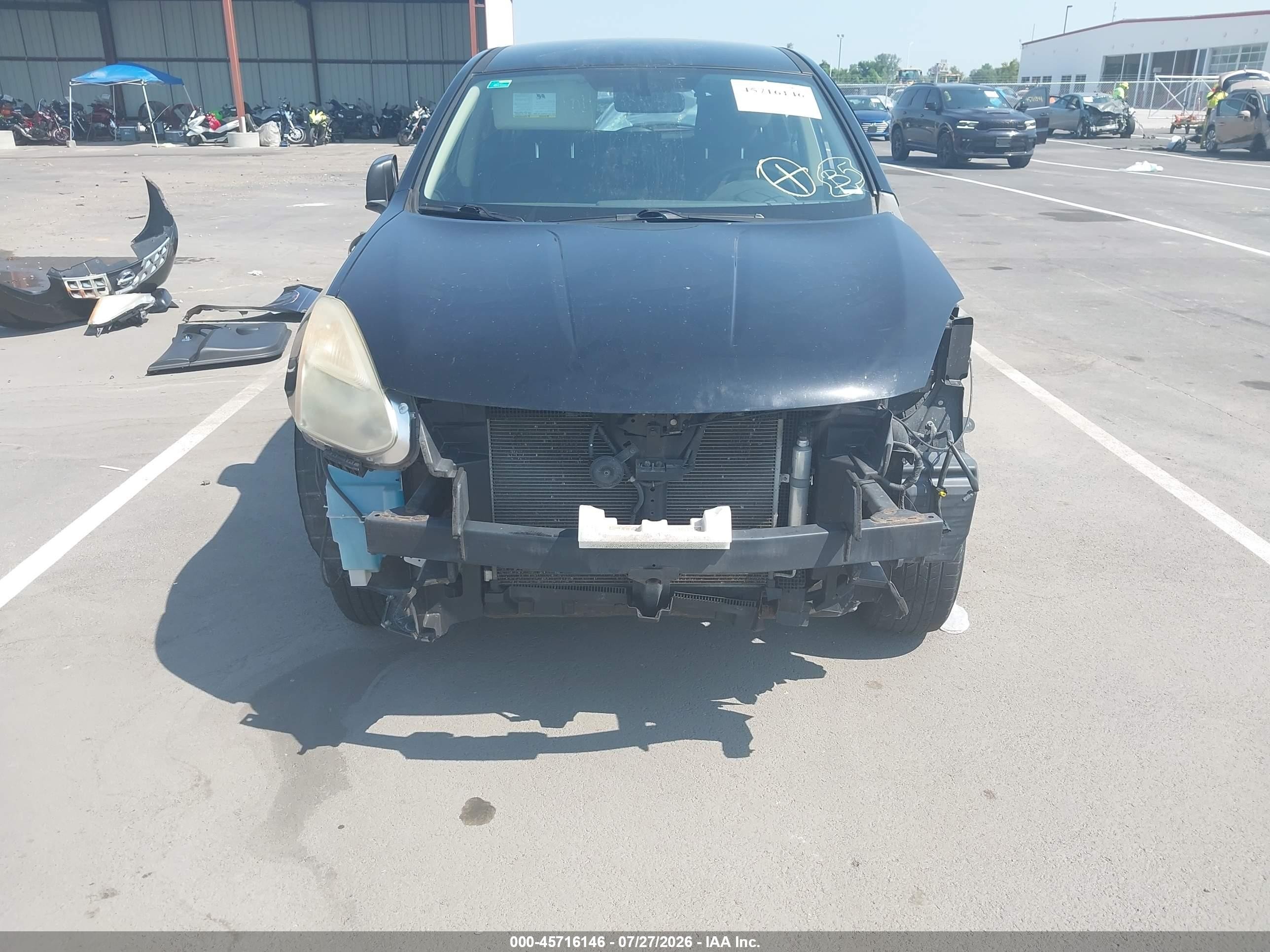 2011 Nissan Rogue S Black vin: JN8AS5MT0BW568754