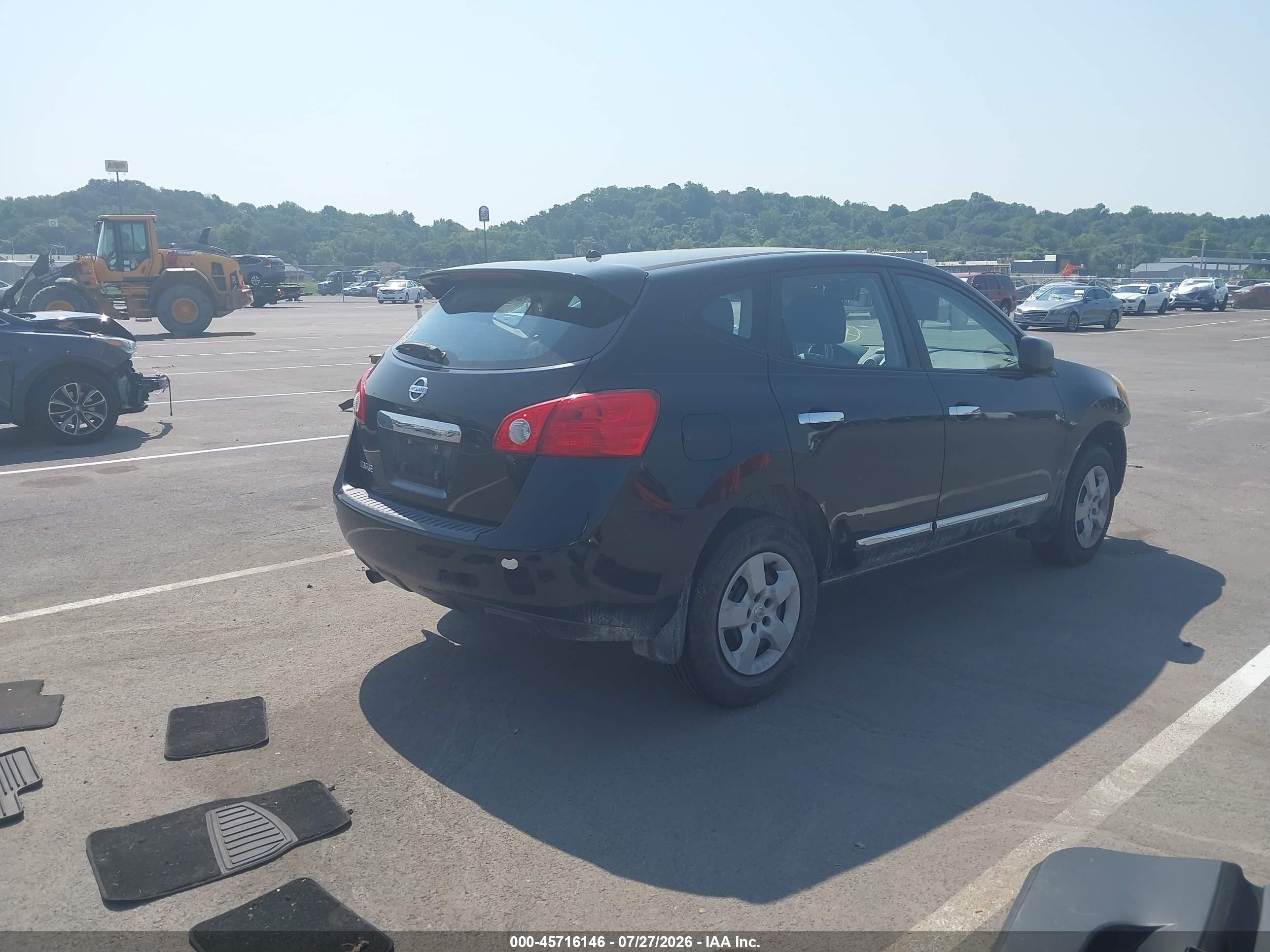 2011 Nissan Rogue S Black vin: JN8AS5MT0BW568754
