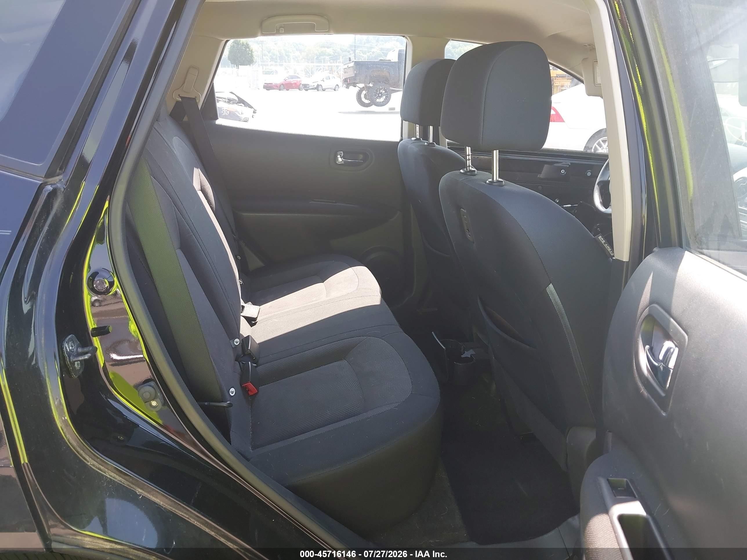 2011 Nissan Rogue S Black vin: JN8AS5MT0BW568754