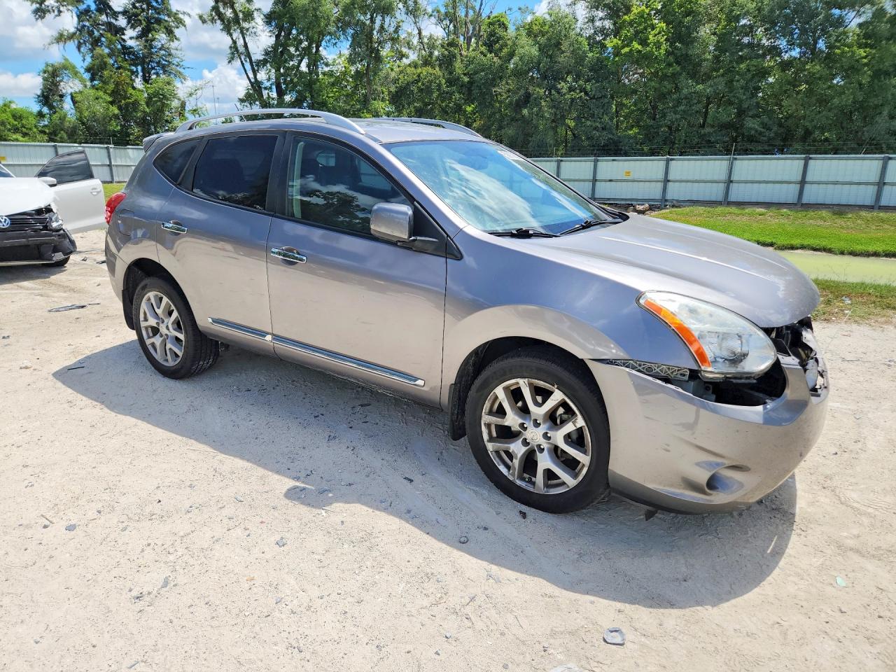 2011 Nissan Rogue S Silver vin: JN8AS5MT0BW577552