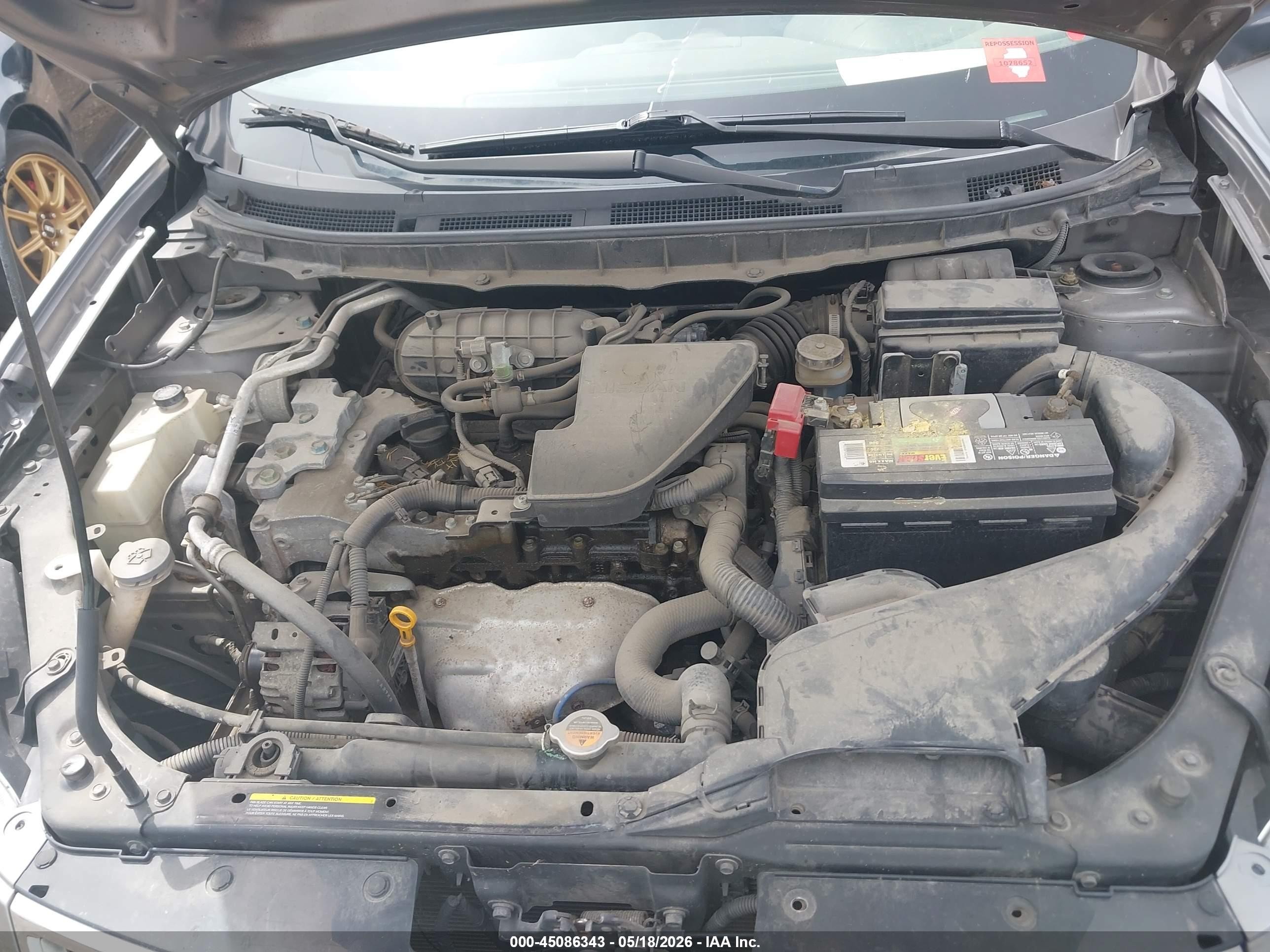 2012 Nissan Rogue S Silver vin: JN8AS5MT0CW251008