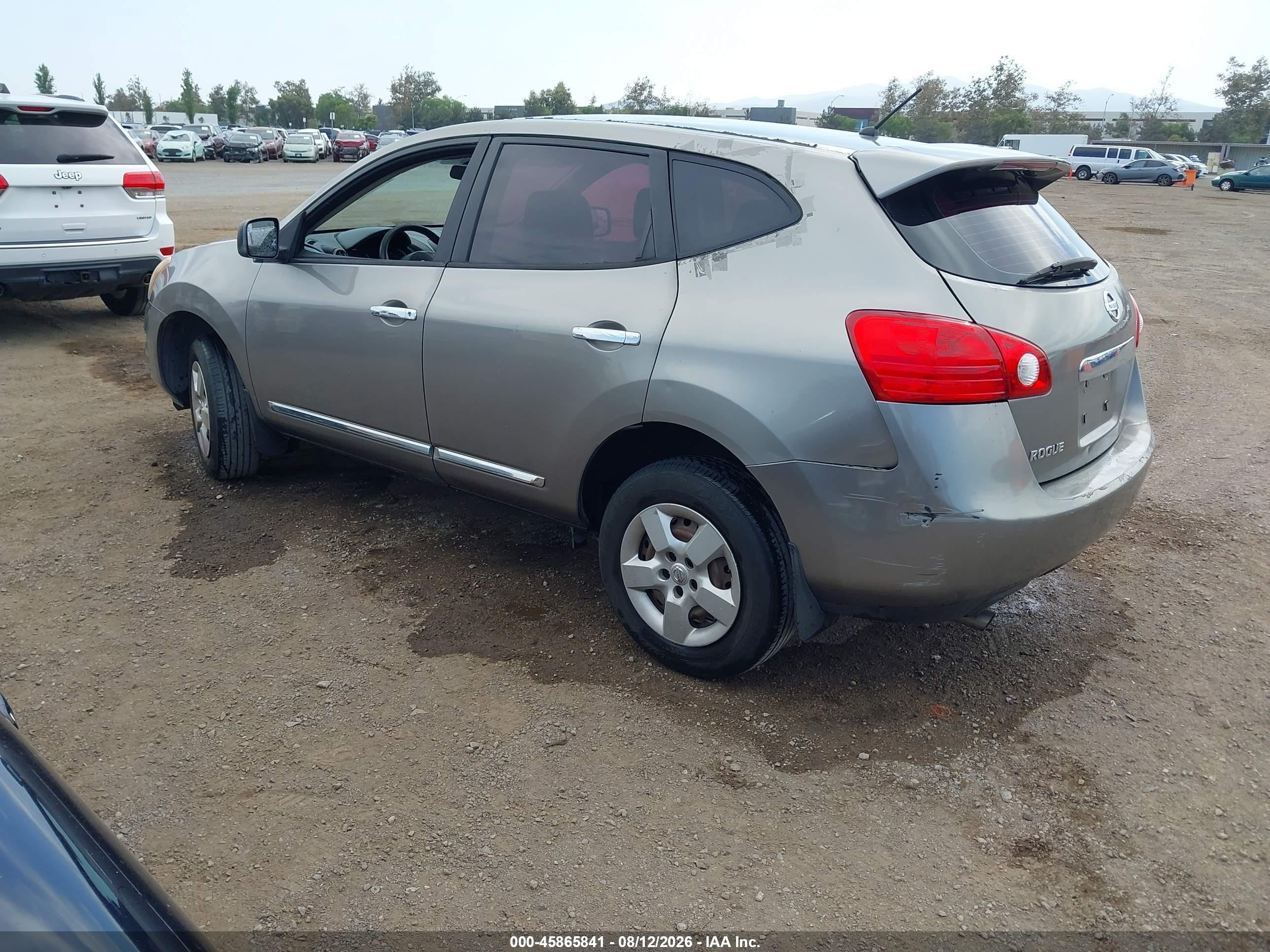 2012 Nissan Rogue S Gray vin: JN8AS5MT0CW258816