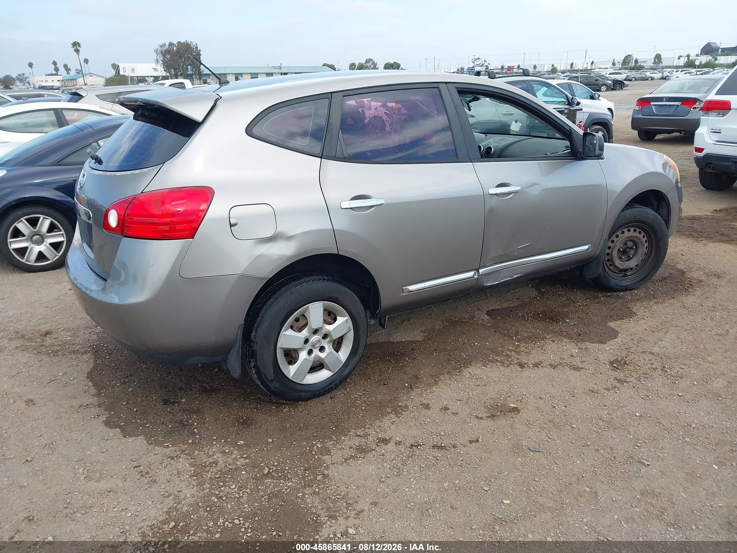 2012 Nissan Rogue S Gray vin: JN8AS5MT0CW258816