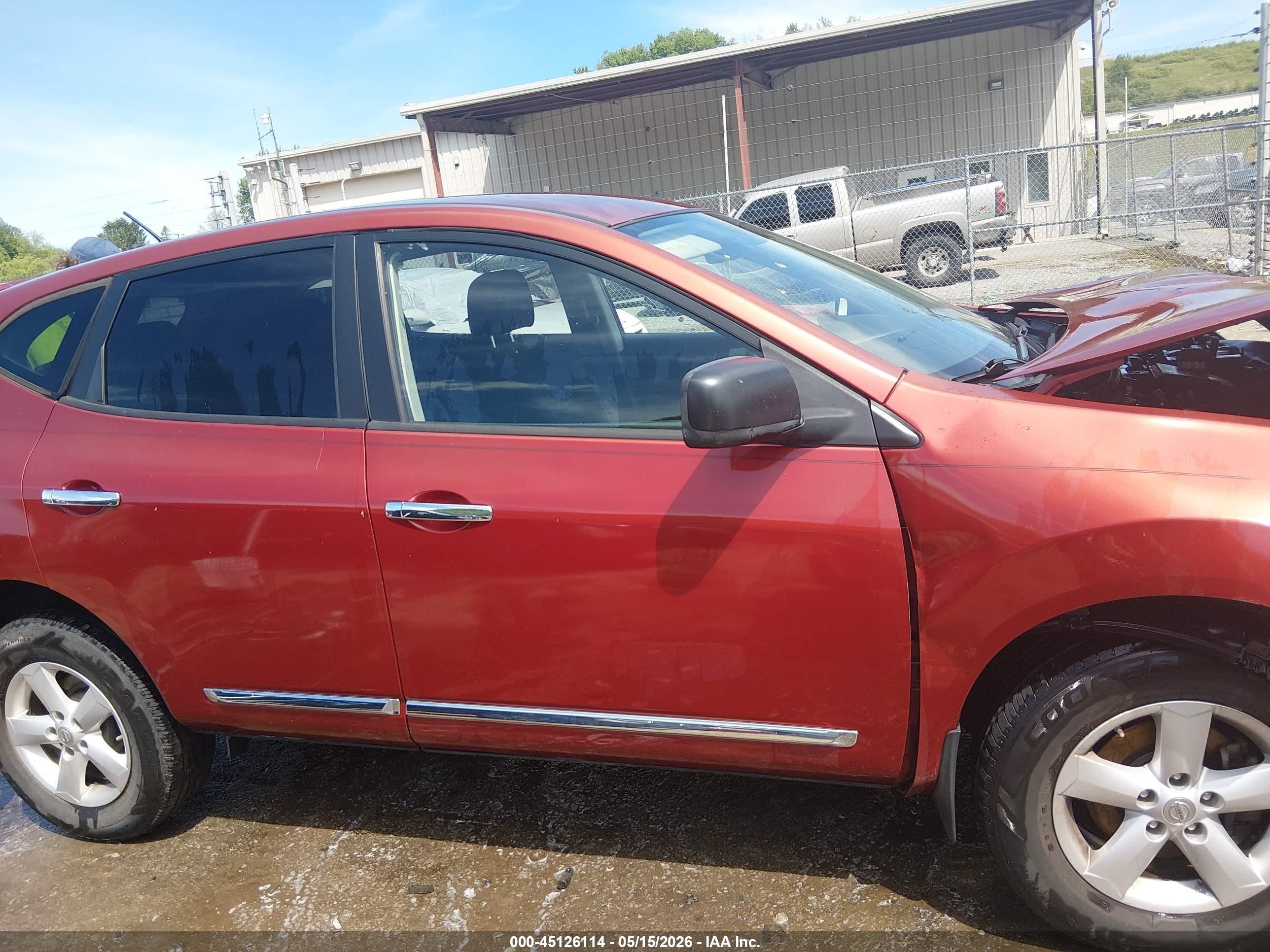 2012 Nissan Rogue S Orange vin: JN8AS5MT0CW260081