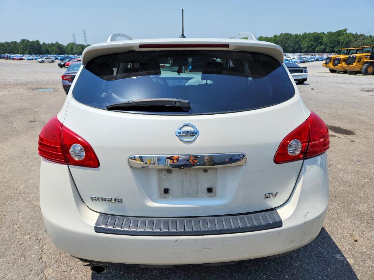 2012 Nissan Rogue S White vin: JN8AS5MT0CW261313