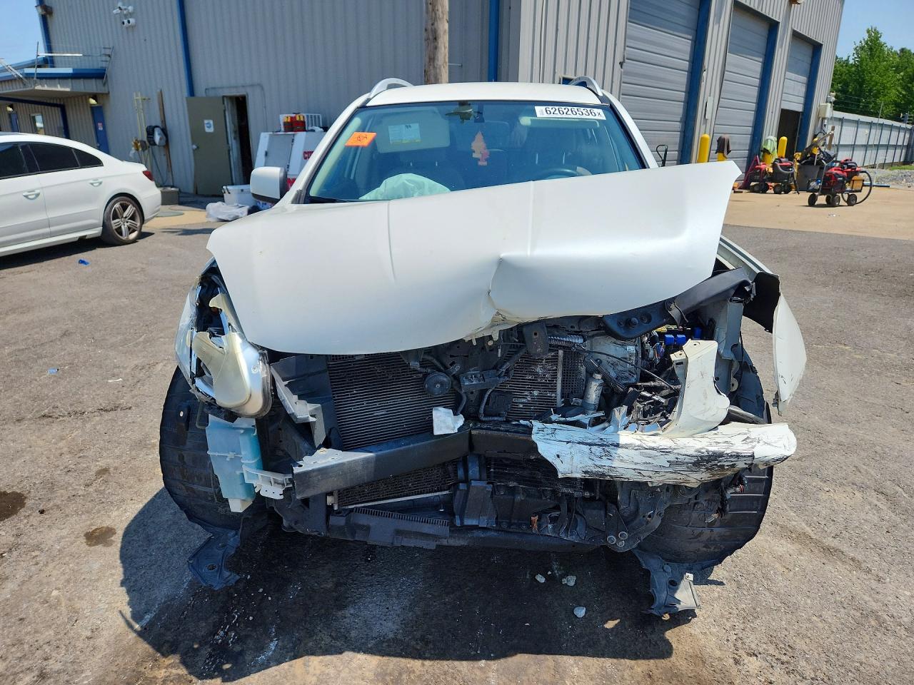 2012 Nissan Rogue S White vin: JN8AS5MT0CW261313