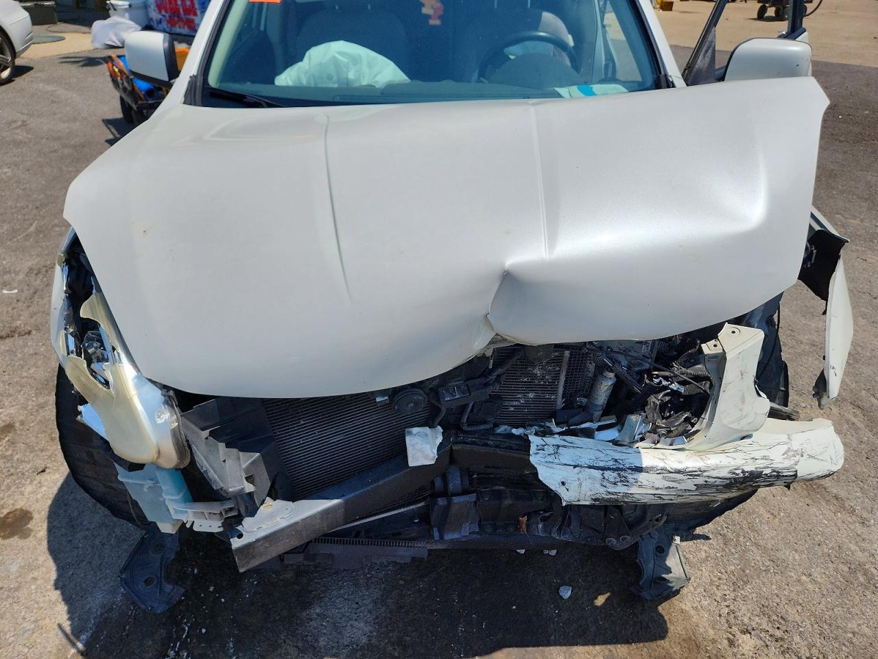 2012 Nissan Rogue S White vin: JN8AS5MT0CW261313