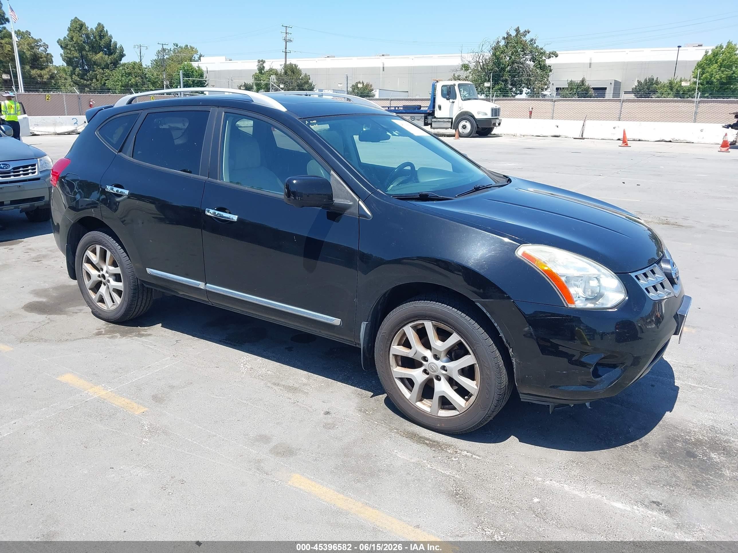 2012 Nissan Rogue Sv W/sl Pkg Black vin: JN8AS5MT0CW261828