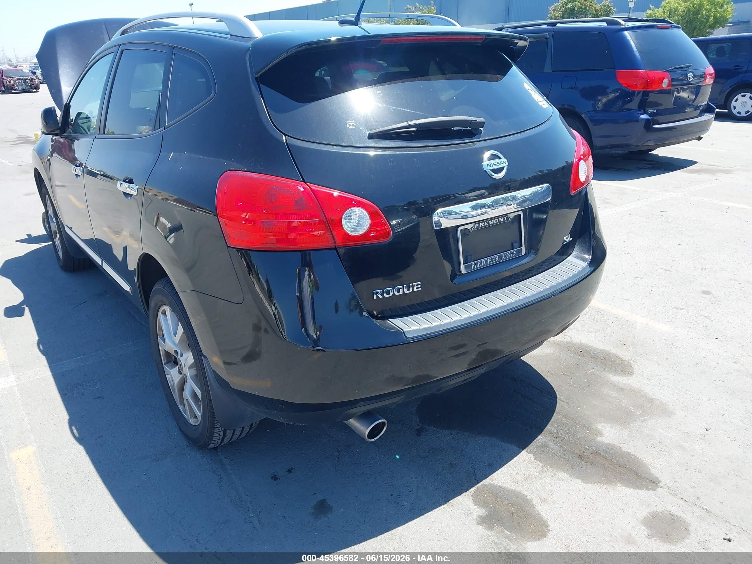 2012 Nissan Rogue Sv W/sl Pkg Black vin: JN8AS5MT0CW261828