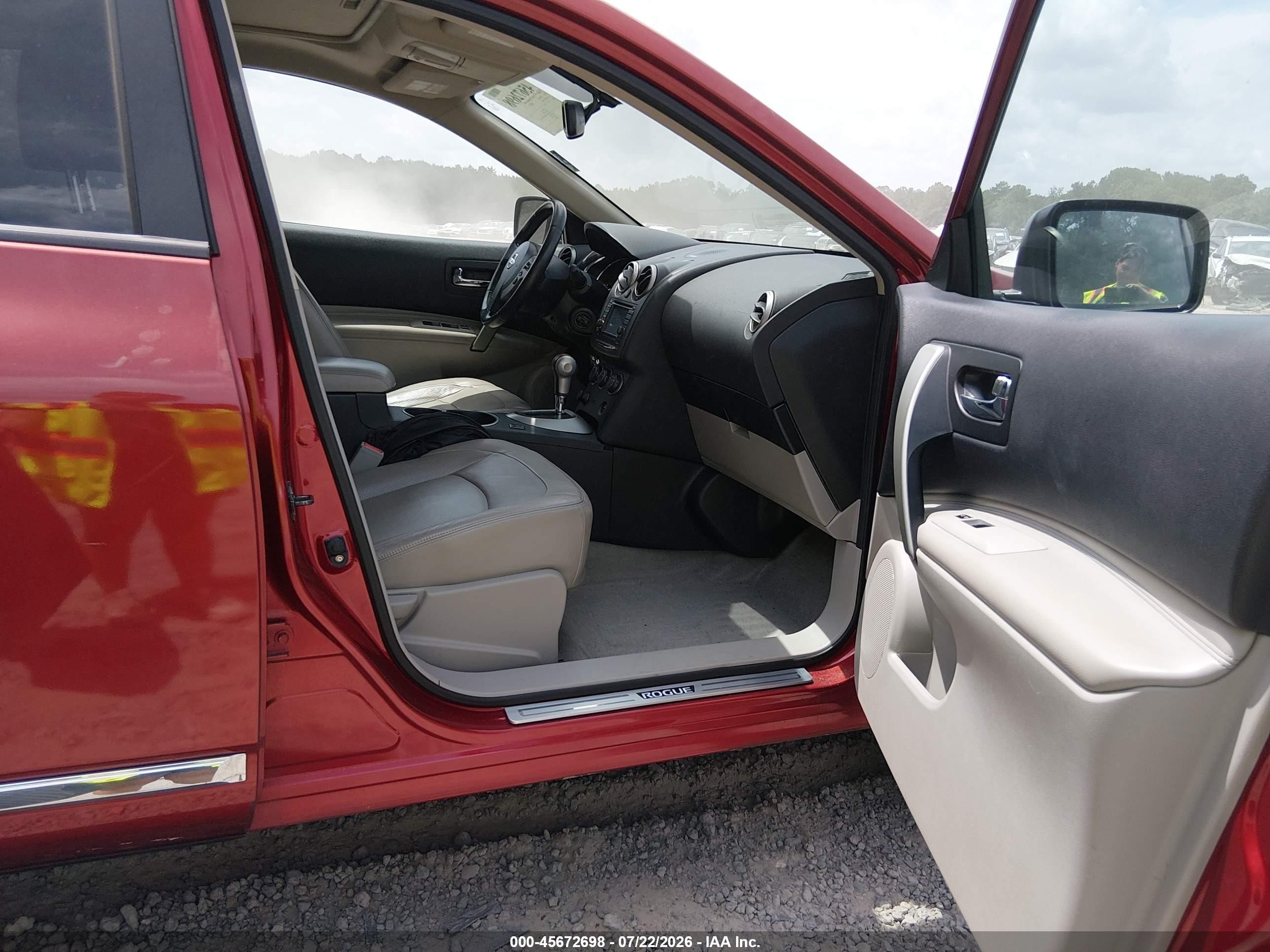 2012 Nissan Rogue Sv W/sl Pkg Red vin: JN8AS5MT0CW262784