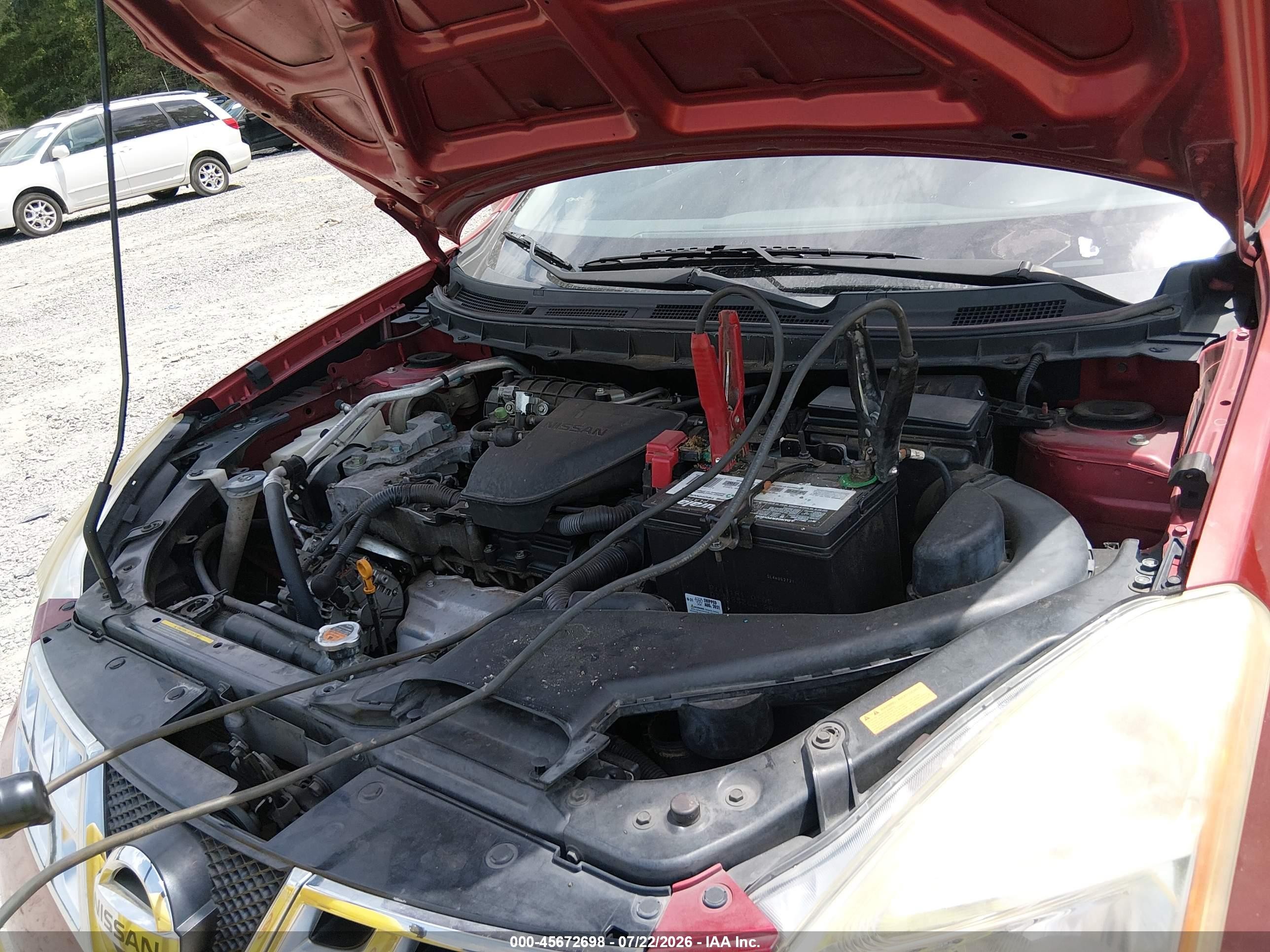 2012 Nissan Rogue Sv W/sl Pkg Red vin: JN8AS5MT0CW262784