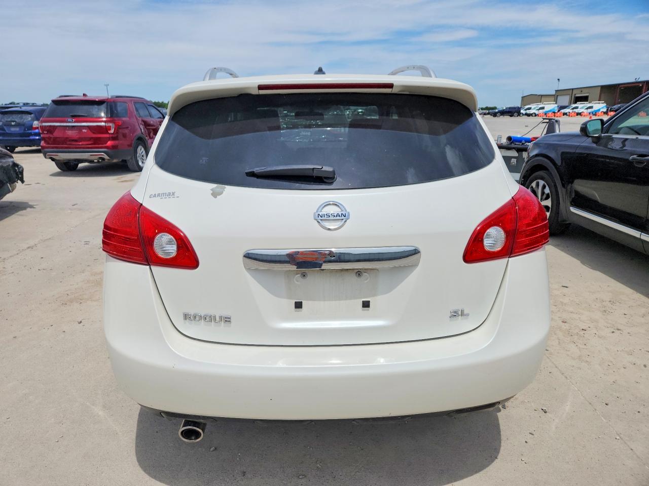 2012 Nissan Rogue S White vin: JN8AS5MT0CW265068