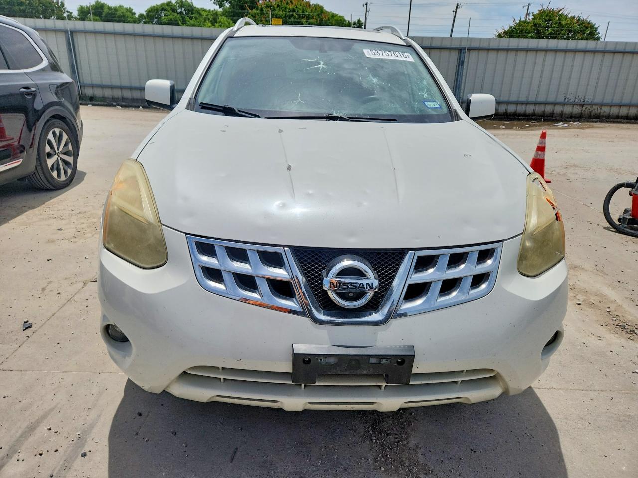 2012 Nissan Rogue S White vin: JN8AS5MT0CW265068