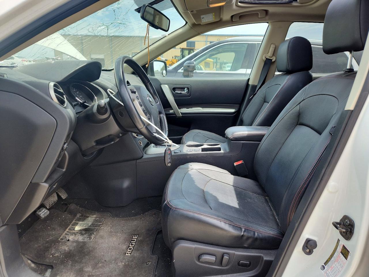 2012 Nissan Rogue S White vin: JN8AS5MT0CW265068