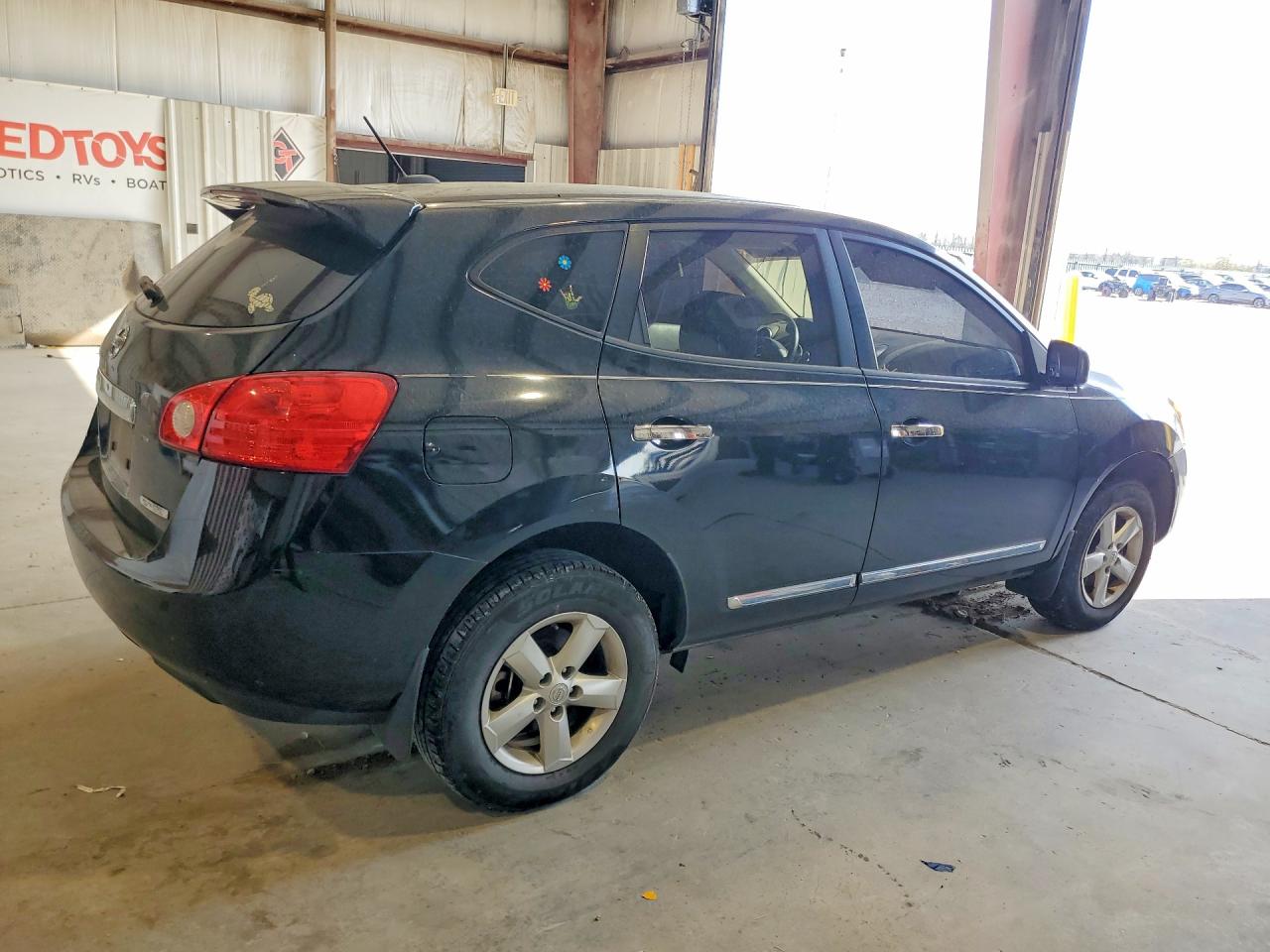 2012 Nissan Rogue S Black vin: JN8AS5MT0CW268942