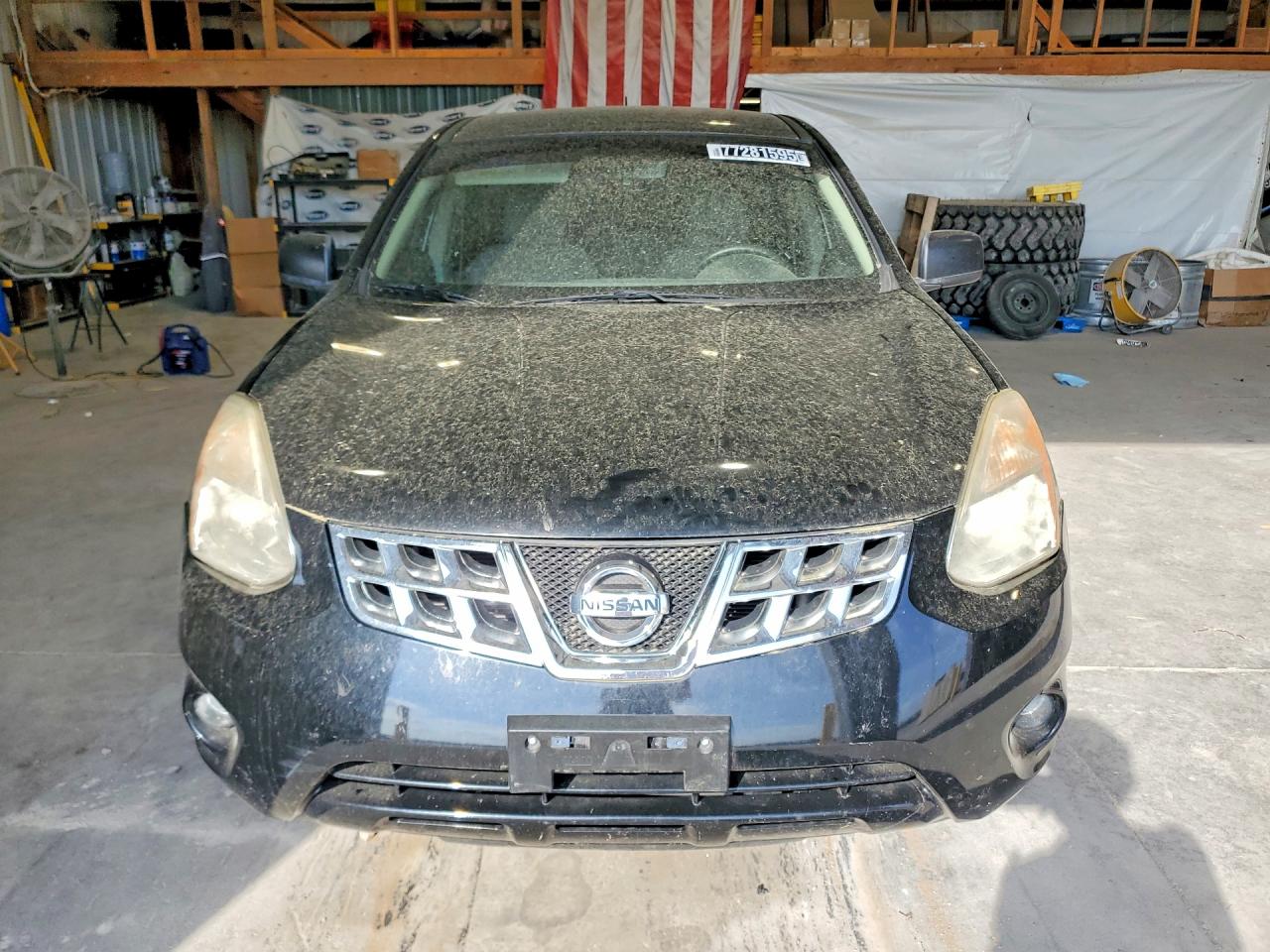 2012 Nissan Rogue S Black vin: JN8AS5MT0CW268942