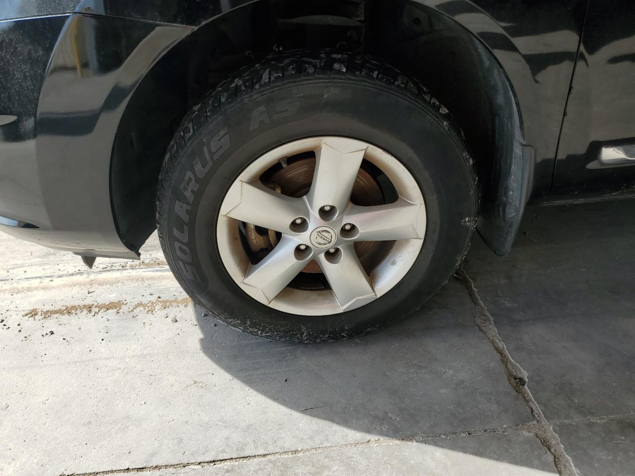 2012 Nissan Rogue S Black vin: JN8AS5MT0CW268942 Damage: Left Front Wheel, Curb Rash, 1/2 To 1 Inch