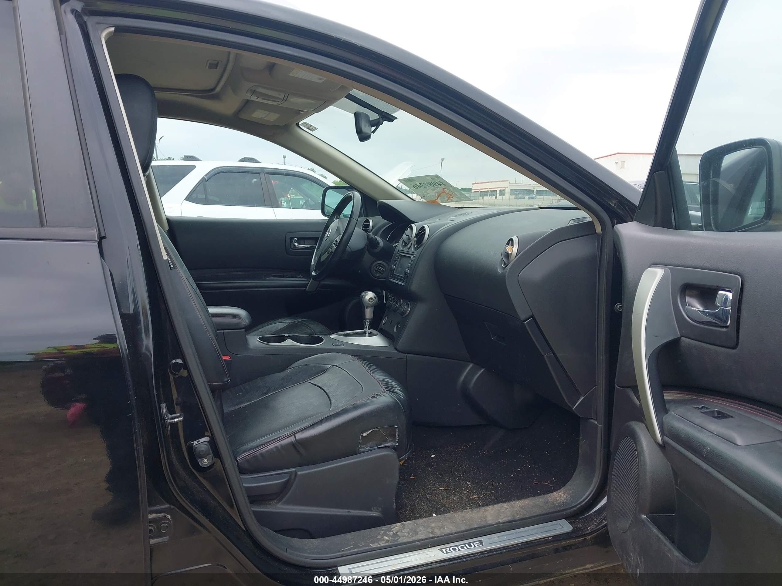 2012 Nissan Rogue Sv W/sl Pkg Black vin: JN8AS5MT0CW273963