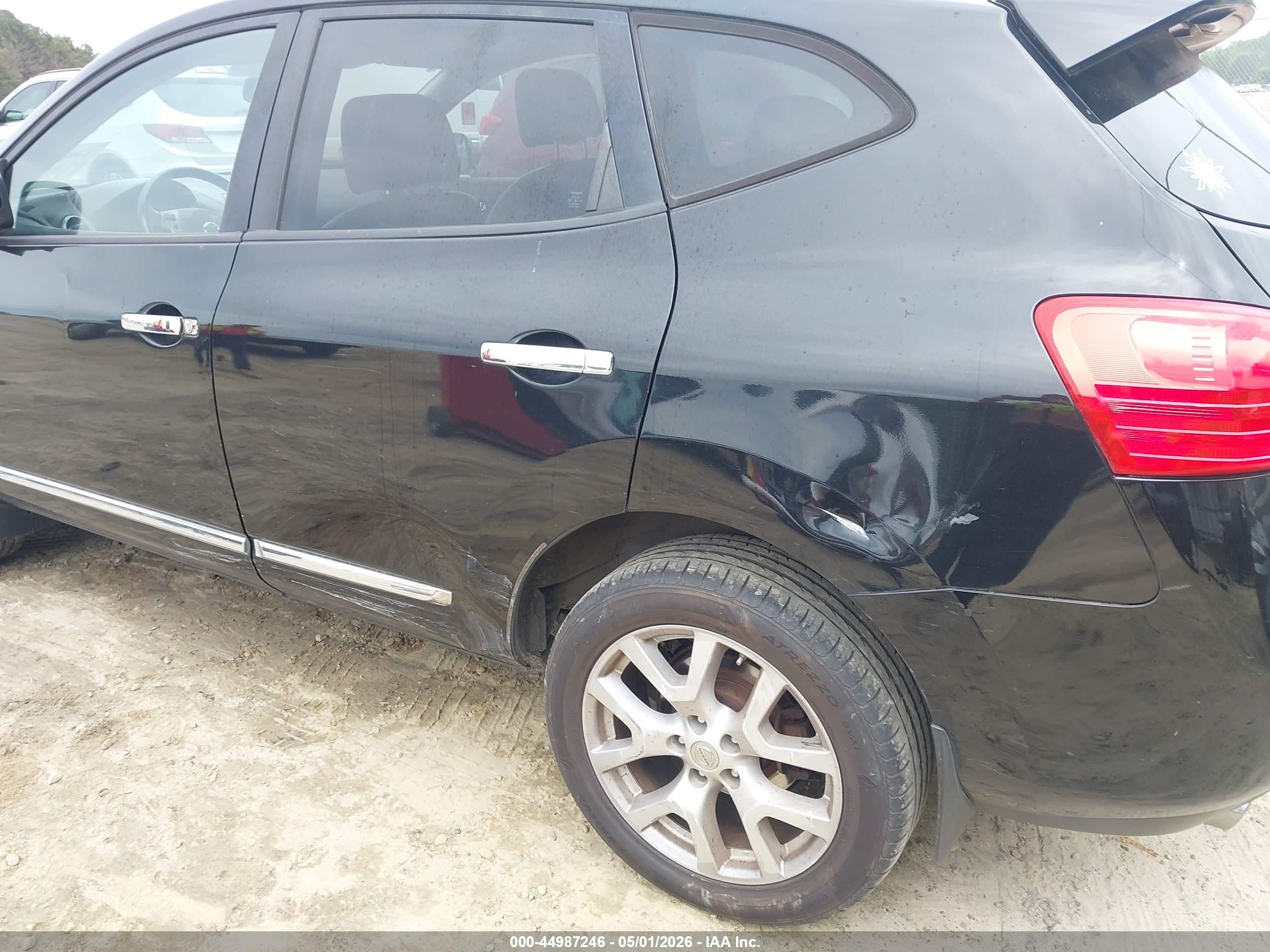 2012 Nissan Rogue Sv W/sl Pkg Black vin: JN8AS5MT0CW273963