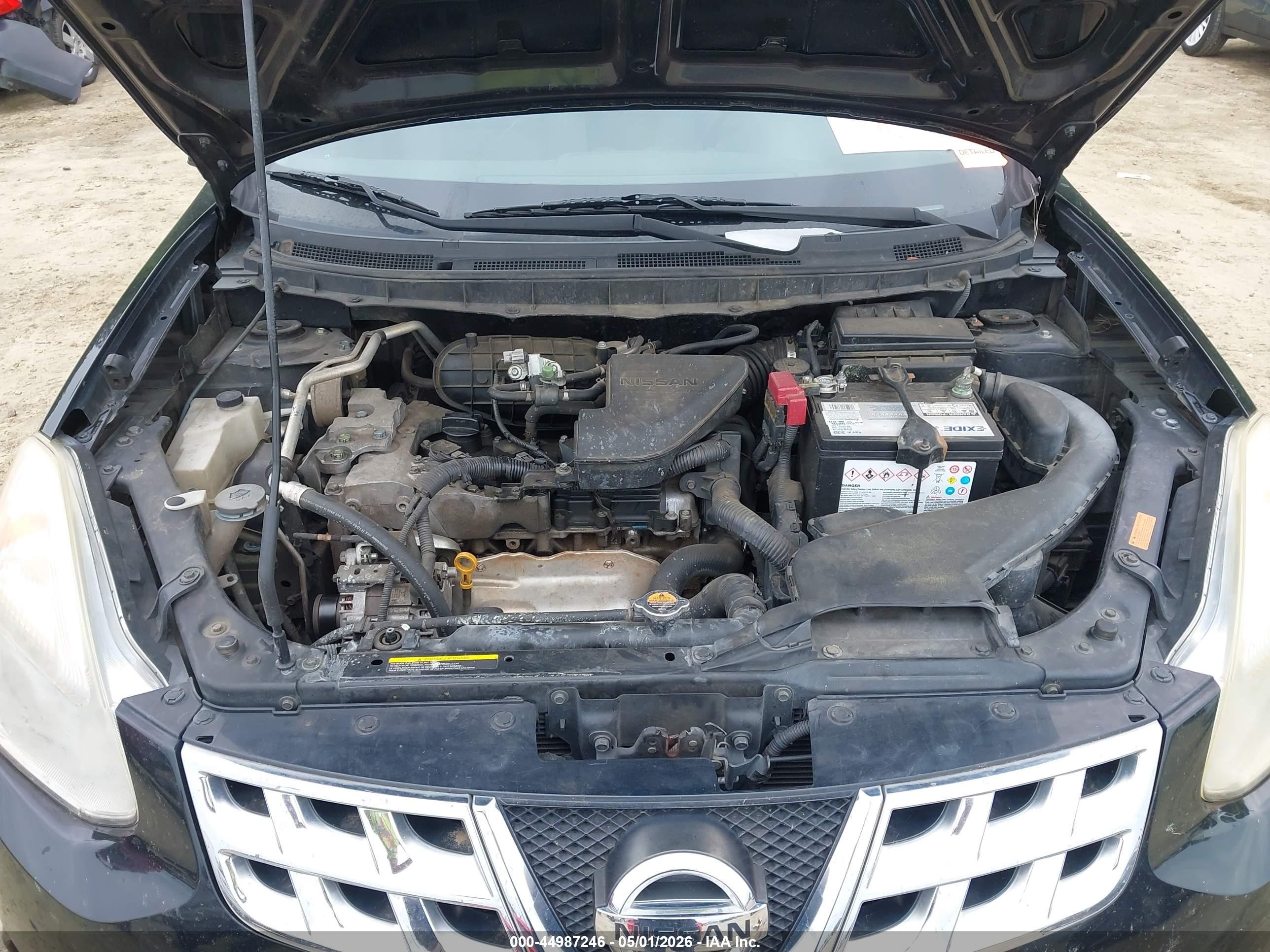 2012 Nissan Rogue Sv W/sl Pkg Black vin: JN8AS5MT0CW273963