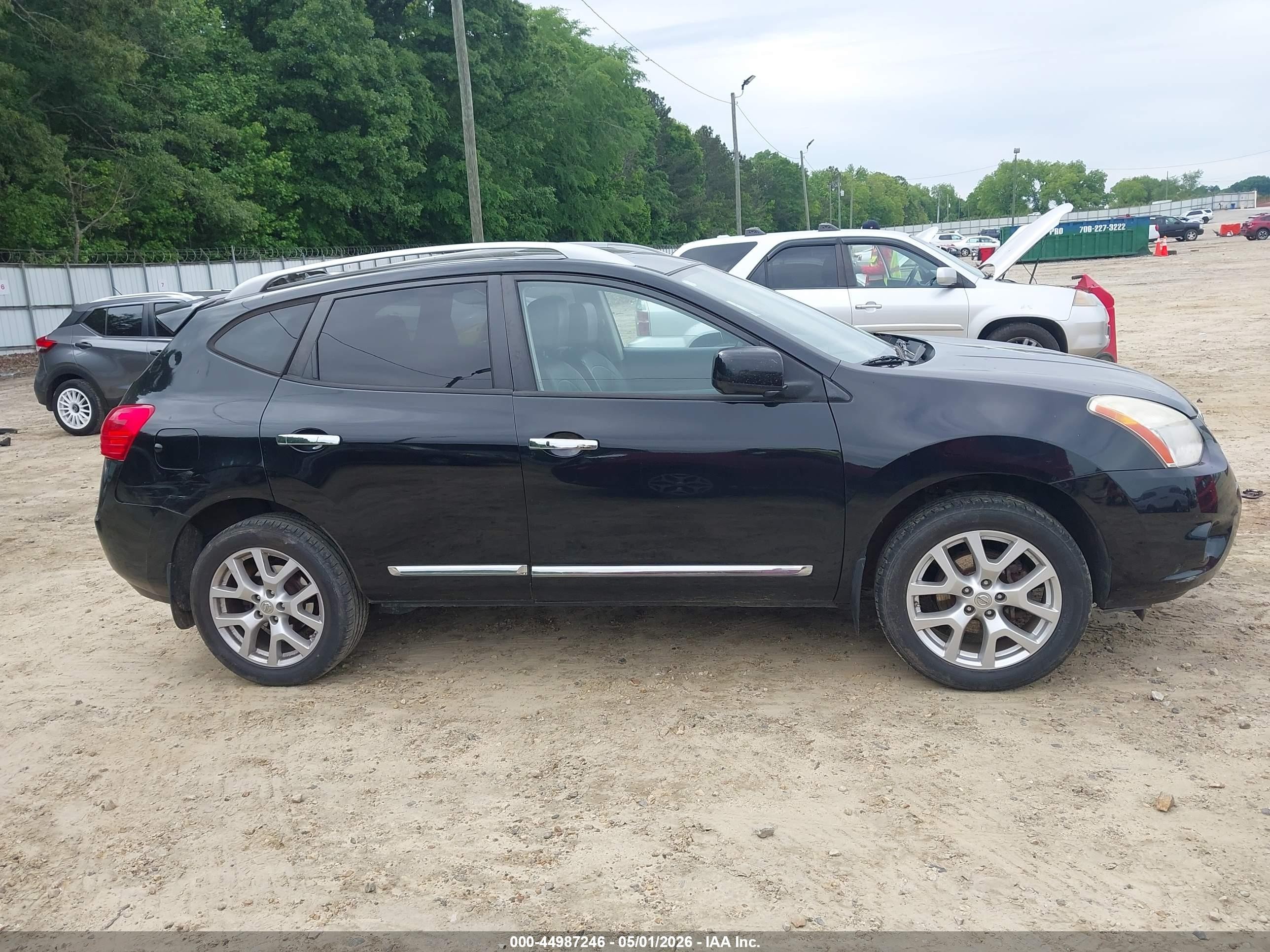 2012 Nissan Rogue Sv W/sl Pkg Black vin: JN8AS5MT0CW273963
