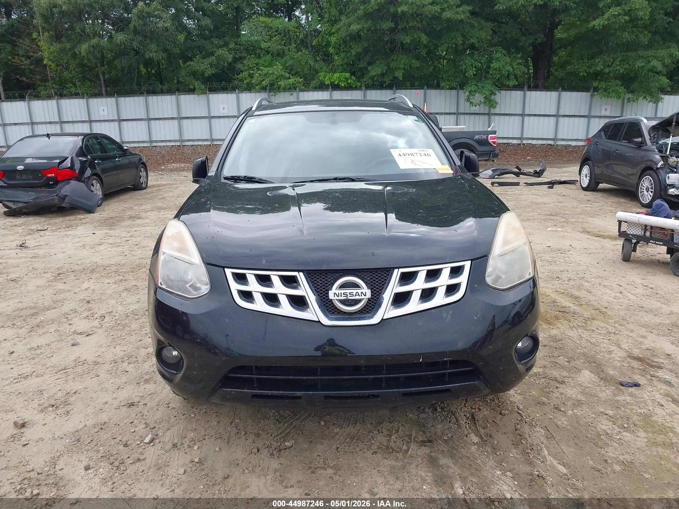 2012 Nissan Rogue Sv W/sl Pkg Black vin: JN8AS5MT0CW273963