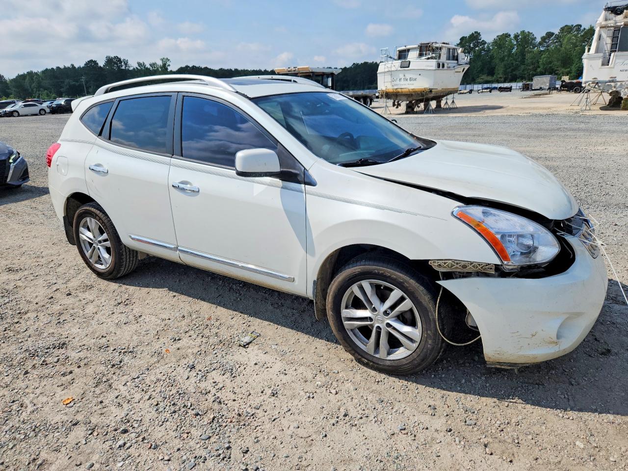 2012 Nissan Rogue White vin: JN8AS5MT0CW276975