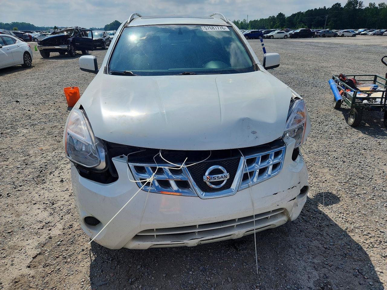 2012 Nissan Rogue White vin: JN8AS5MT0CW276975