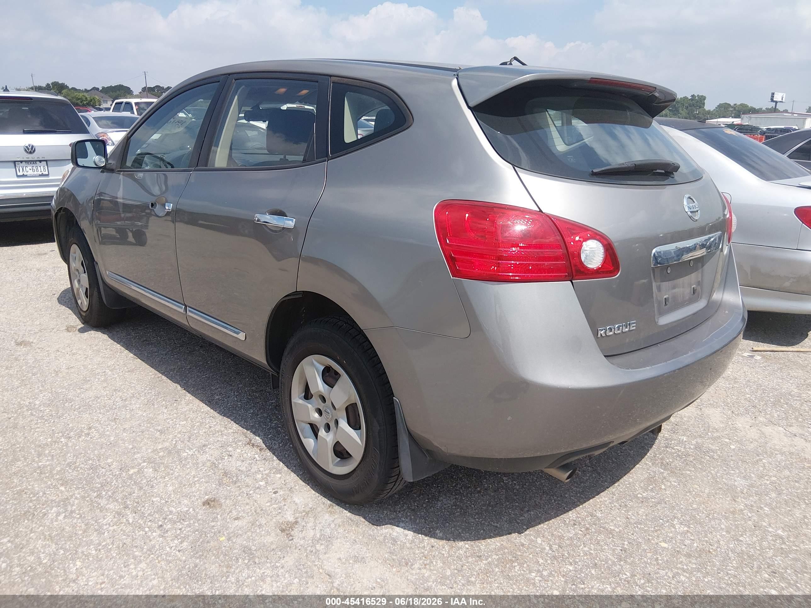 2012 Nissan Rogue S Gray vin: JN8AS5MT0CW277592