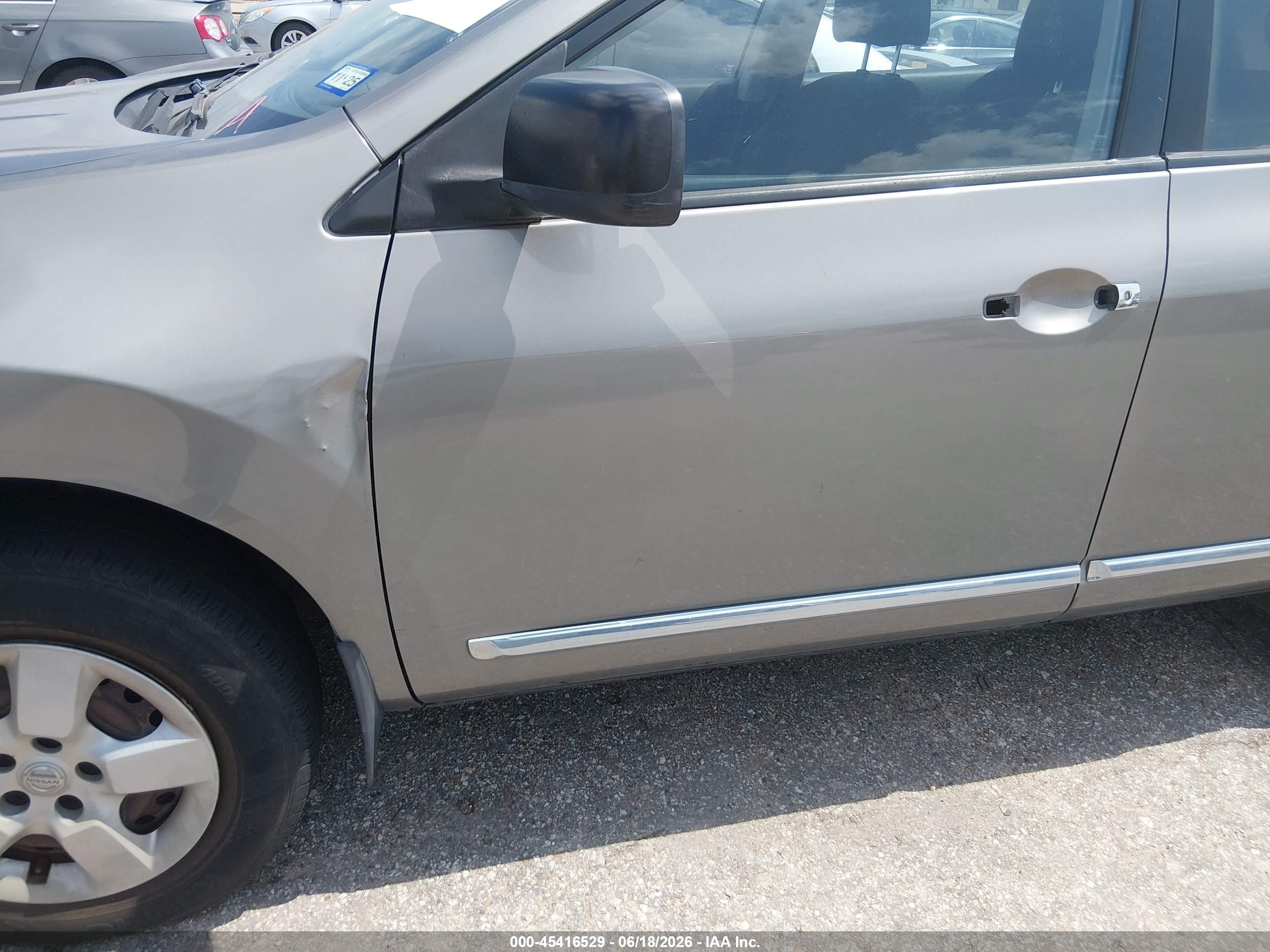 2012 Nissan Rogue S Gray vin: JN8AS5MT0CW277592