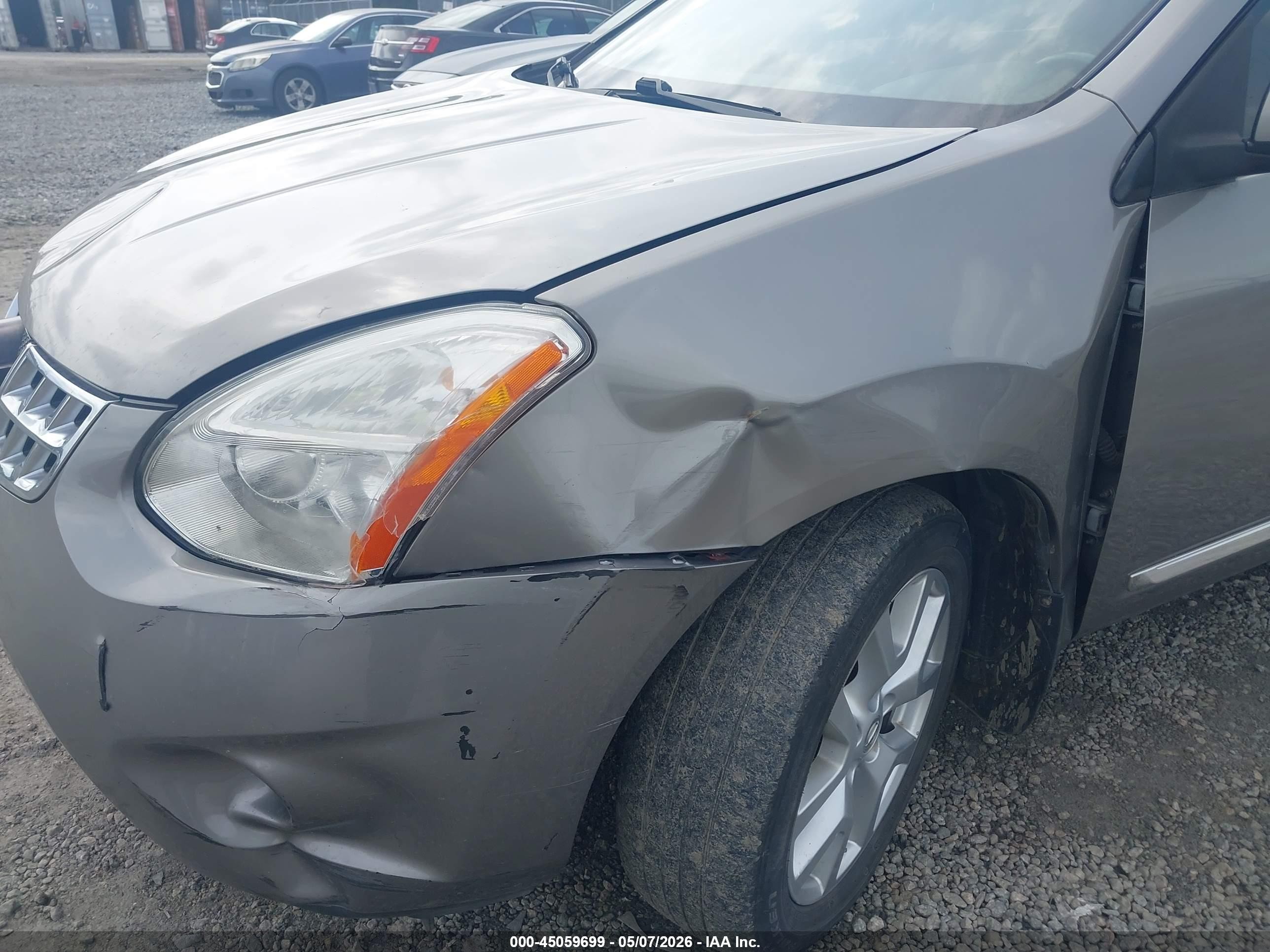 2012 Nissan Rogue Sv W/sl Pkg Beige vin: JN8AS5MT0CW277866