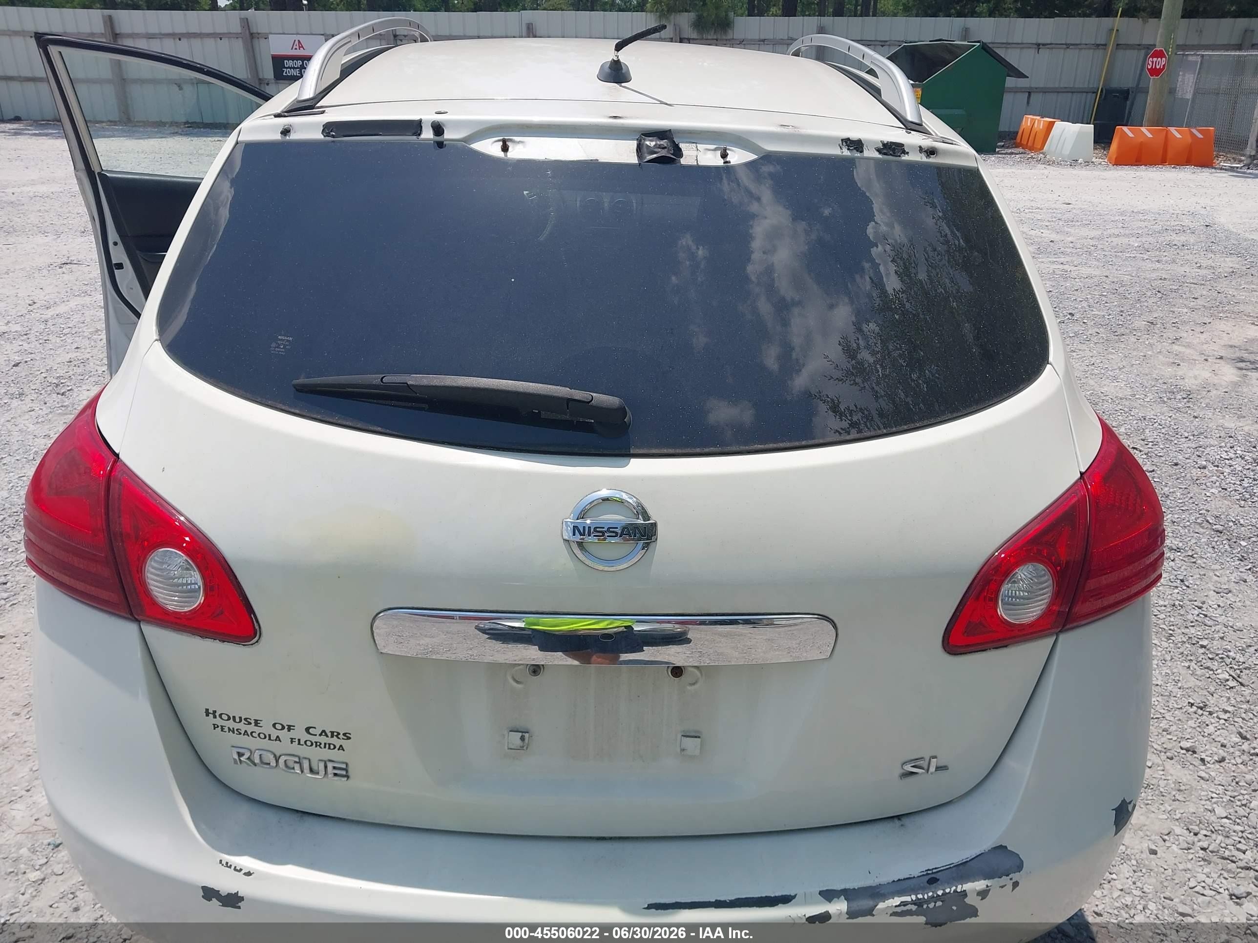 2012 Nissan Rogue Sv W/sl Pkg White vin: JN8AS5MT0CW291511