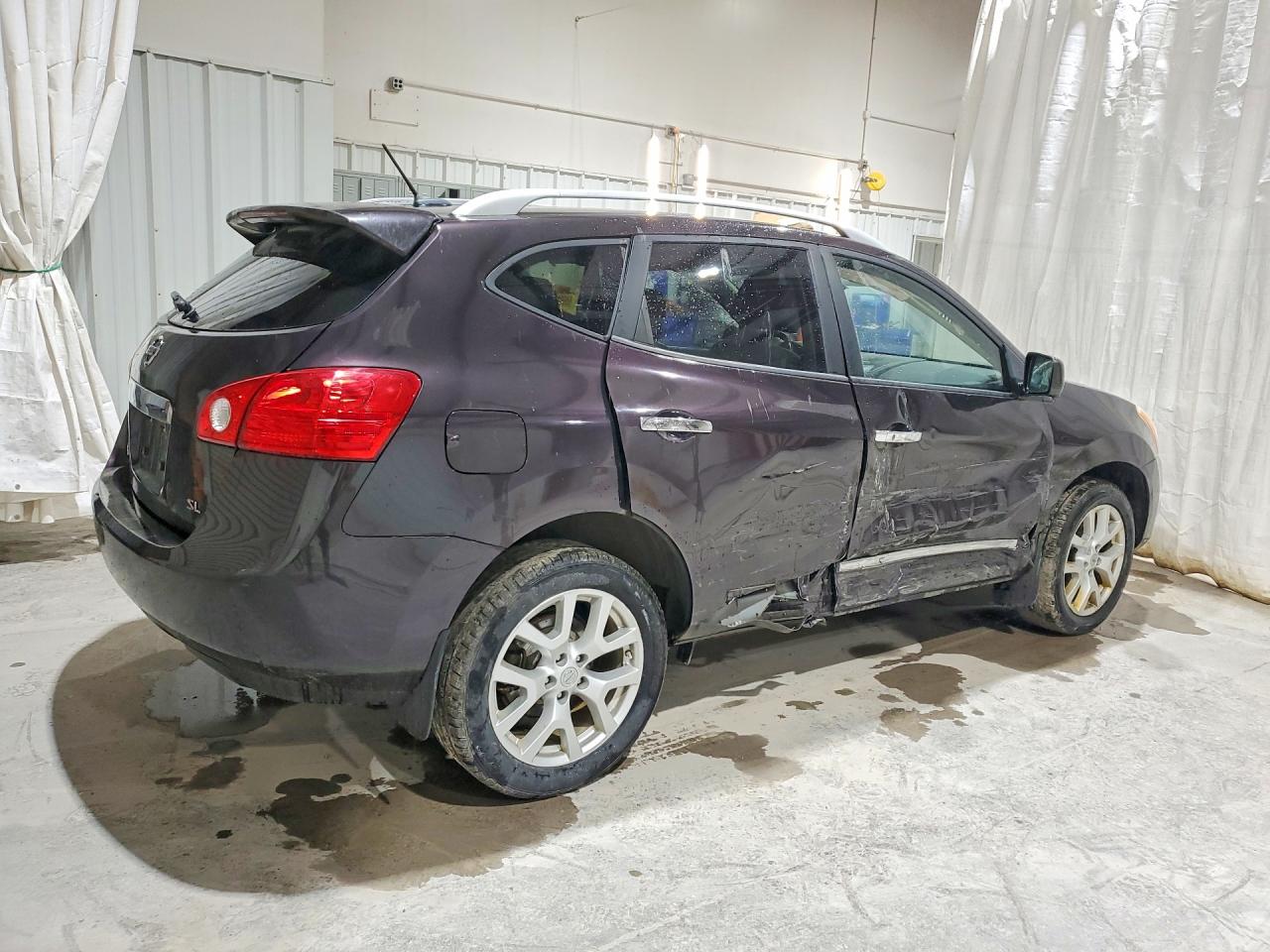 2012 Nissan Rogue S Purple vin: JN8AS5MT0CW299608