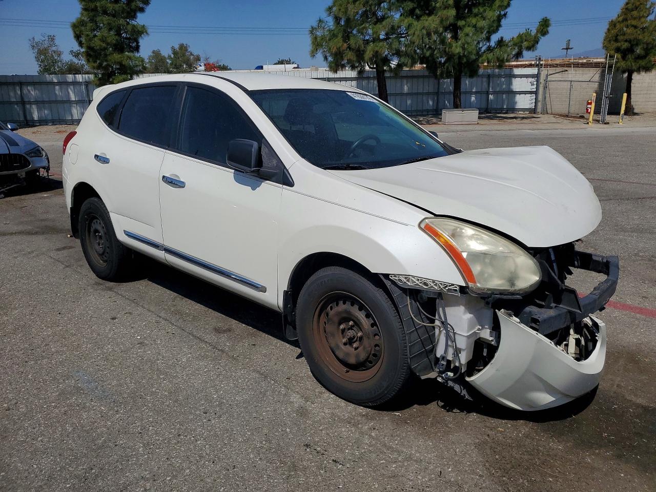 2012 Nissan Rogue S White vin: JN8AS5MT0CW299964