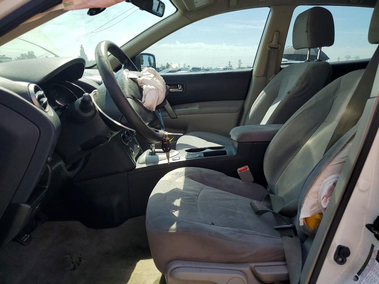 2012 Nissan Rogue S White vin: JN8AS5MT0CW299964