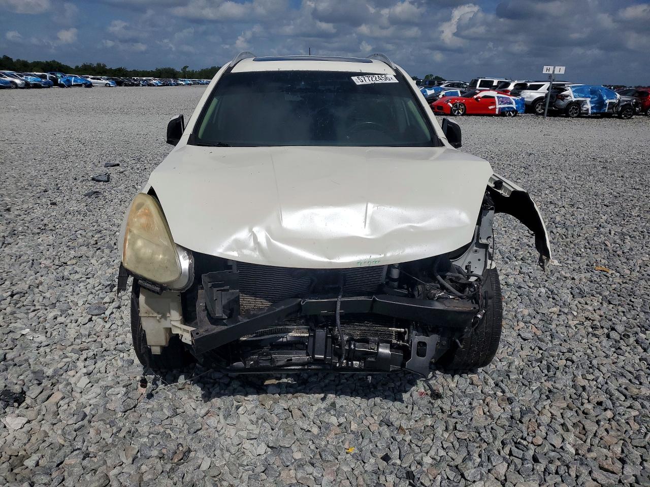 2012 Nissan Rogue S White vin: JN8AS5MT0CW300868