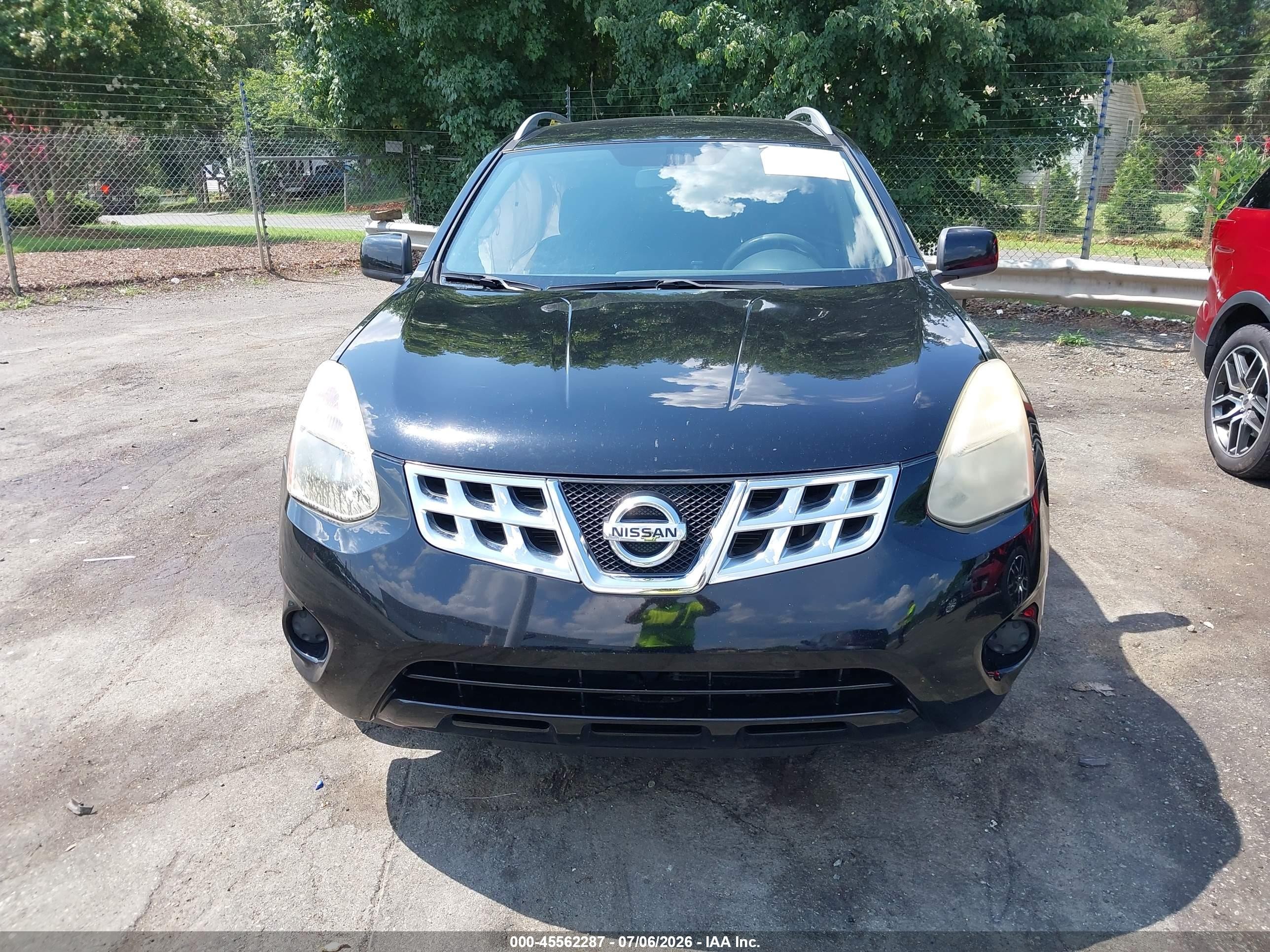 2012 Nissan Rogue Sv Черный vin: JN8AS5MT0CW608770