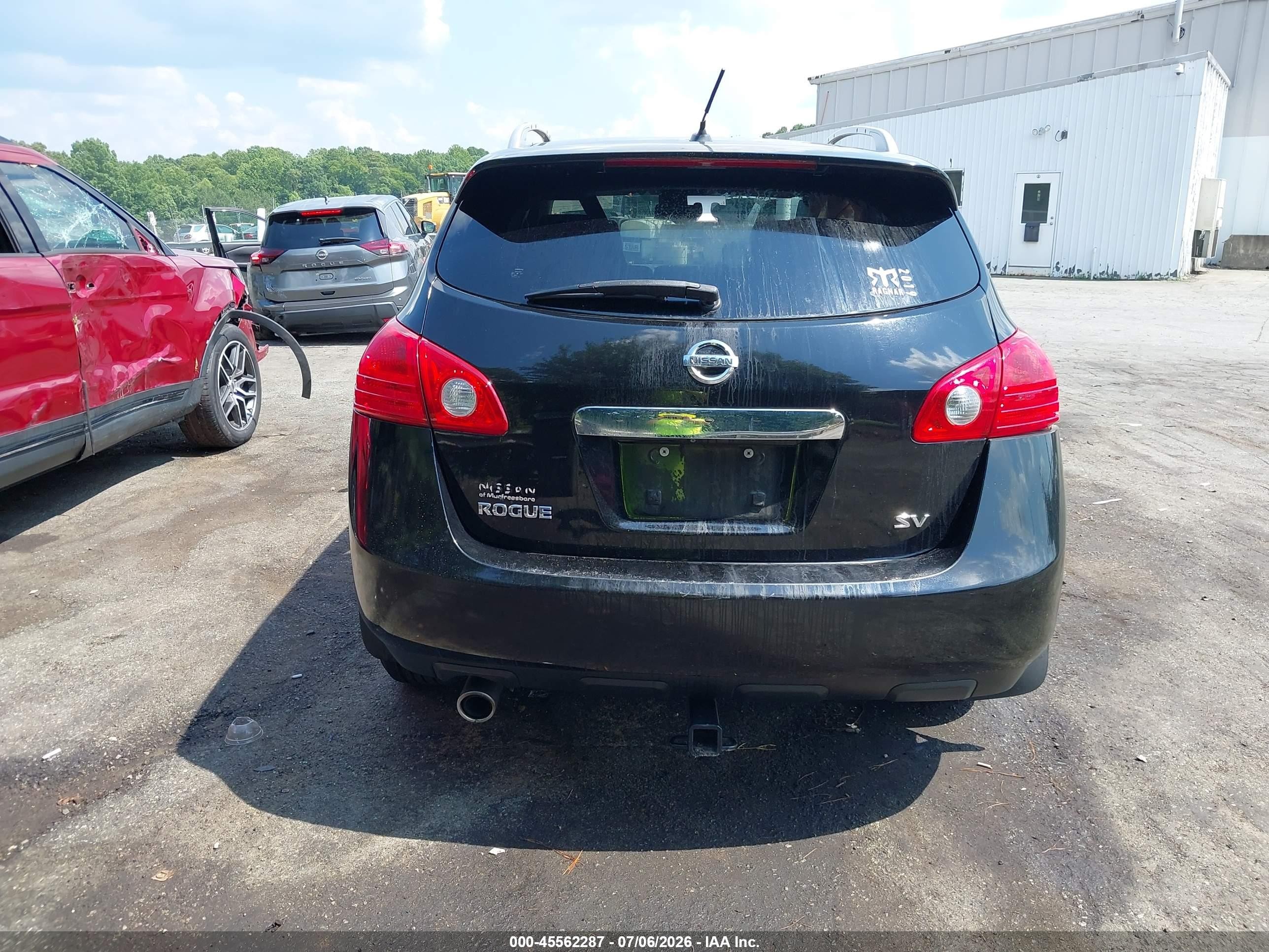 2012 Nissan Rogue Sv Черный vin: JN8AS5MT0CW608770