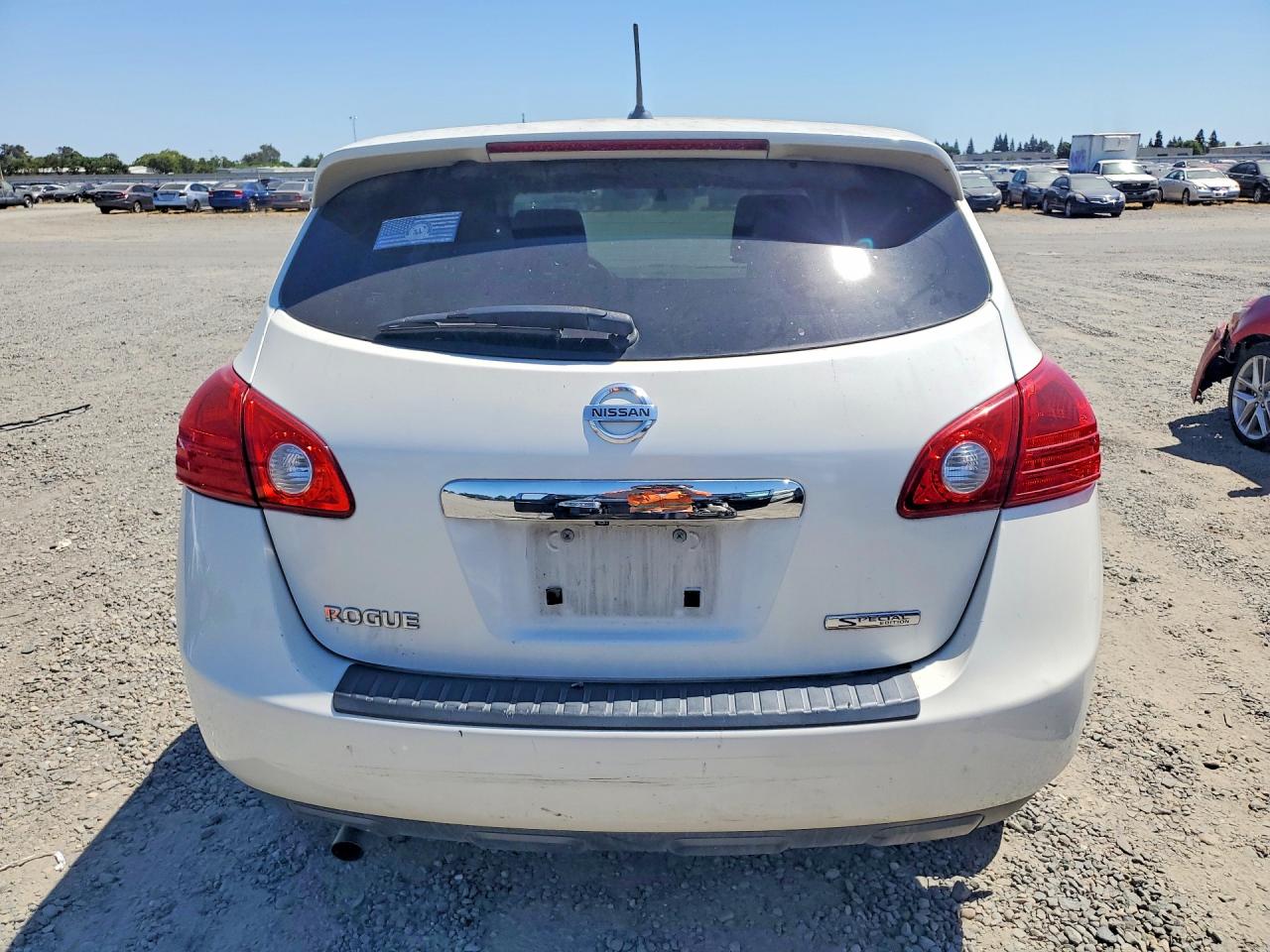 2013 Nissan Rogue S White vin: JN8AS5MT0DW004878