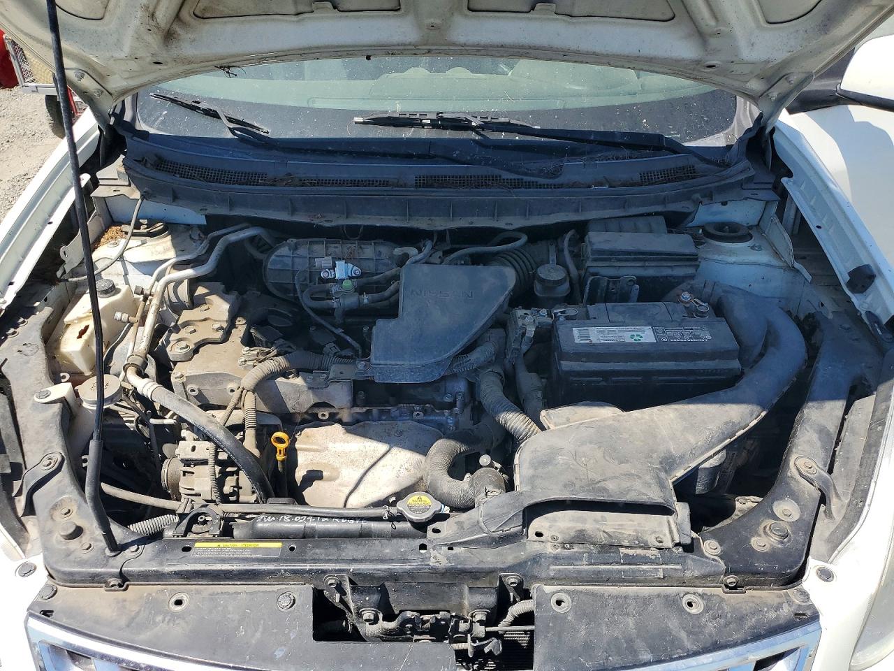 2013 Nissan Rogue S White vin: JN8AS5MT0DW004878