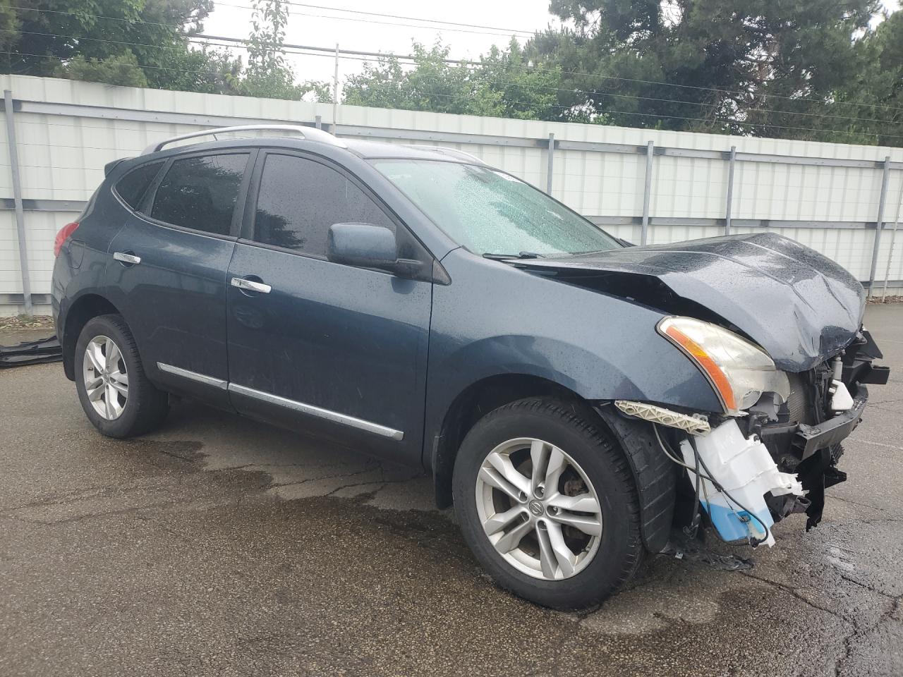 2013 Nissan Rogue S Blue vin: JN8AS5MT0DW005609